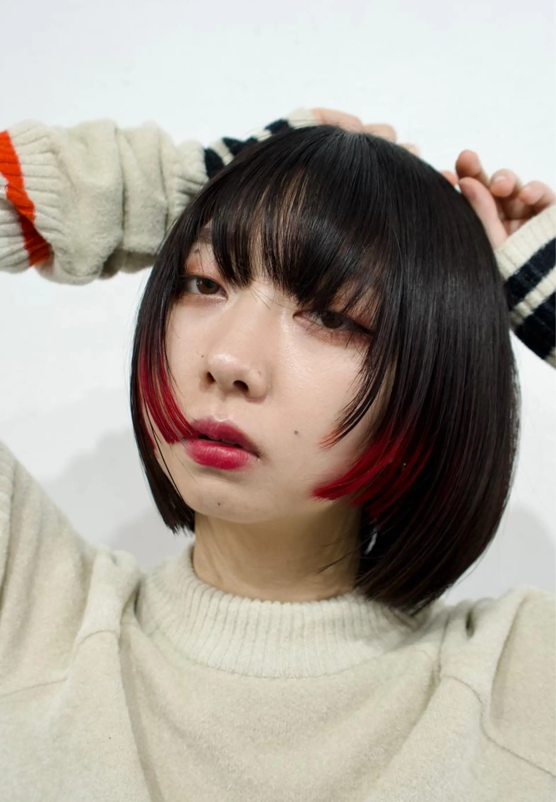 ショート カラー ブリーチ 小笠原 悠斗のヘアスタイル