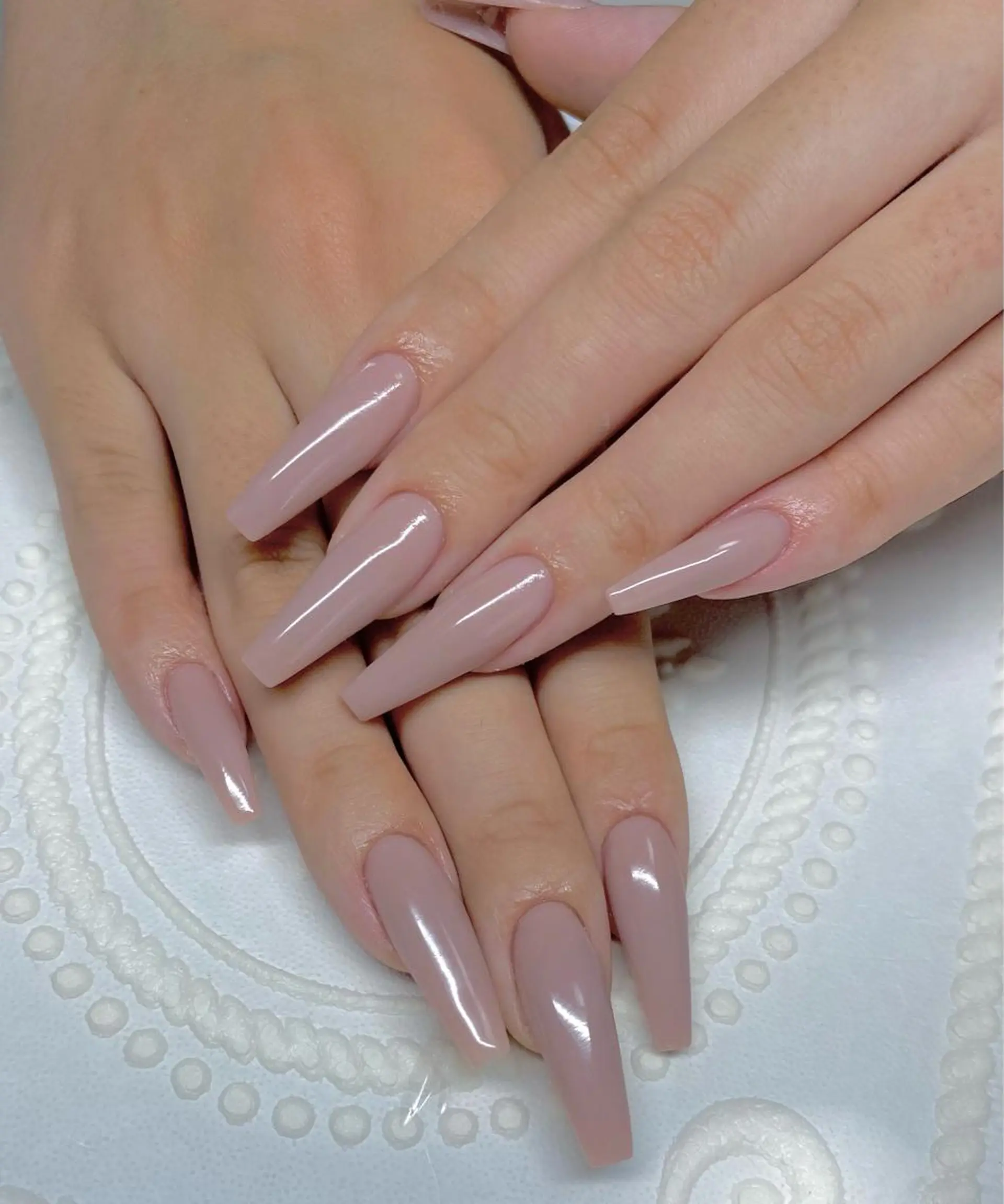 ロング ネイル ロング ロングネイル ハンドネイル lune nail_2017のその他イメージ