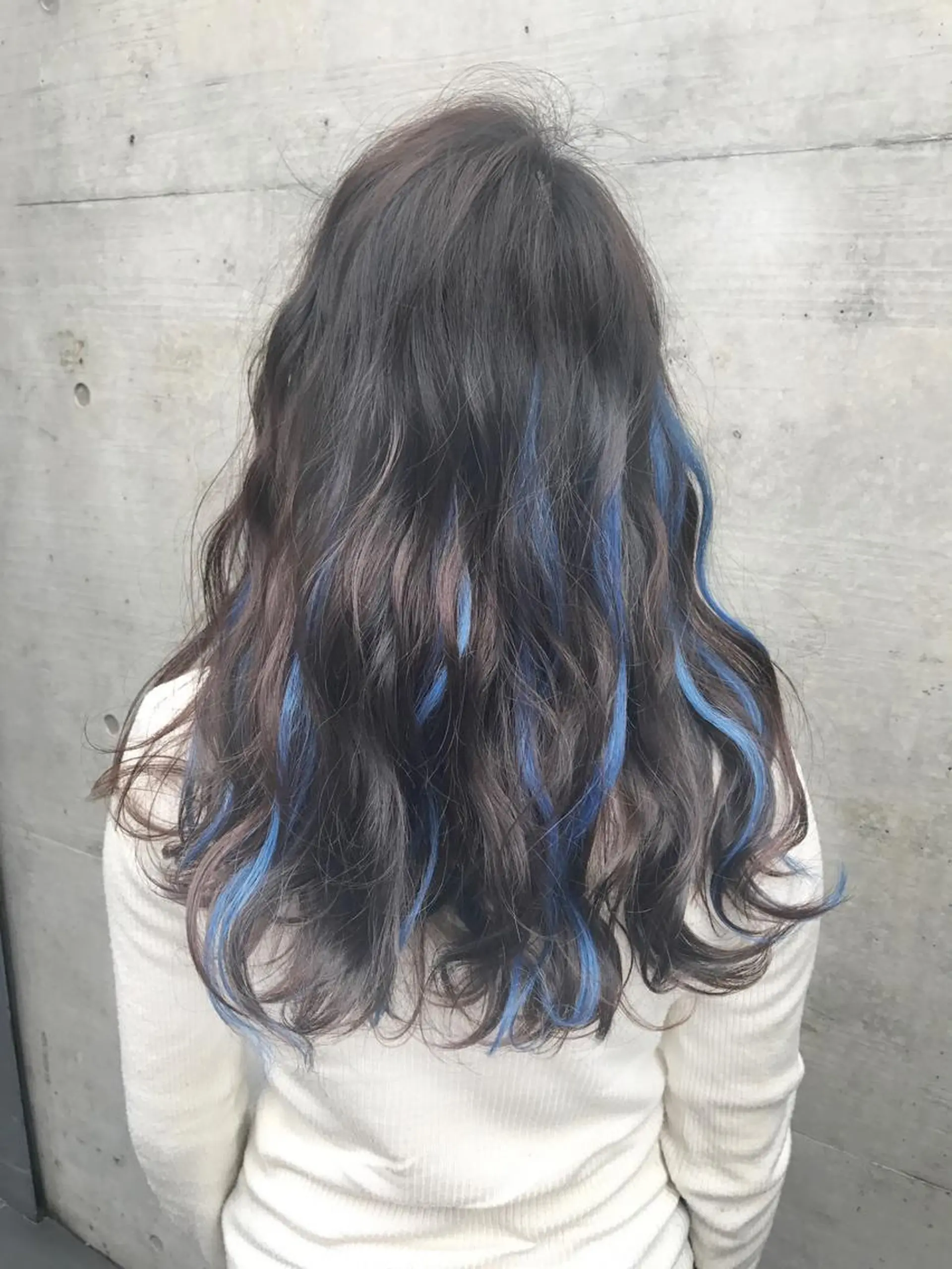 ロング カラー ブルーカラー エクステ ていねい技術No.1 🌈諏訪 健太のヘアスタイル