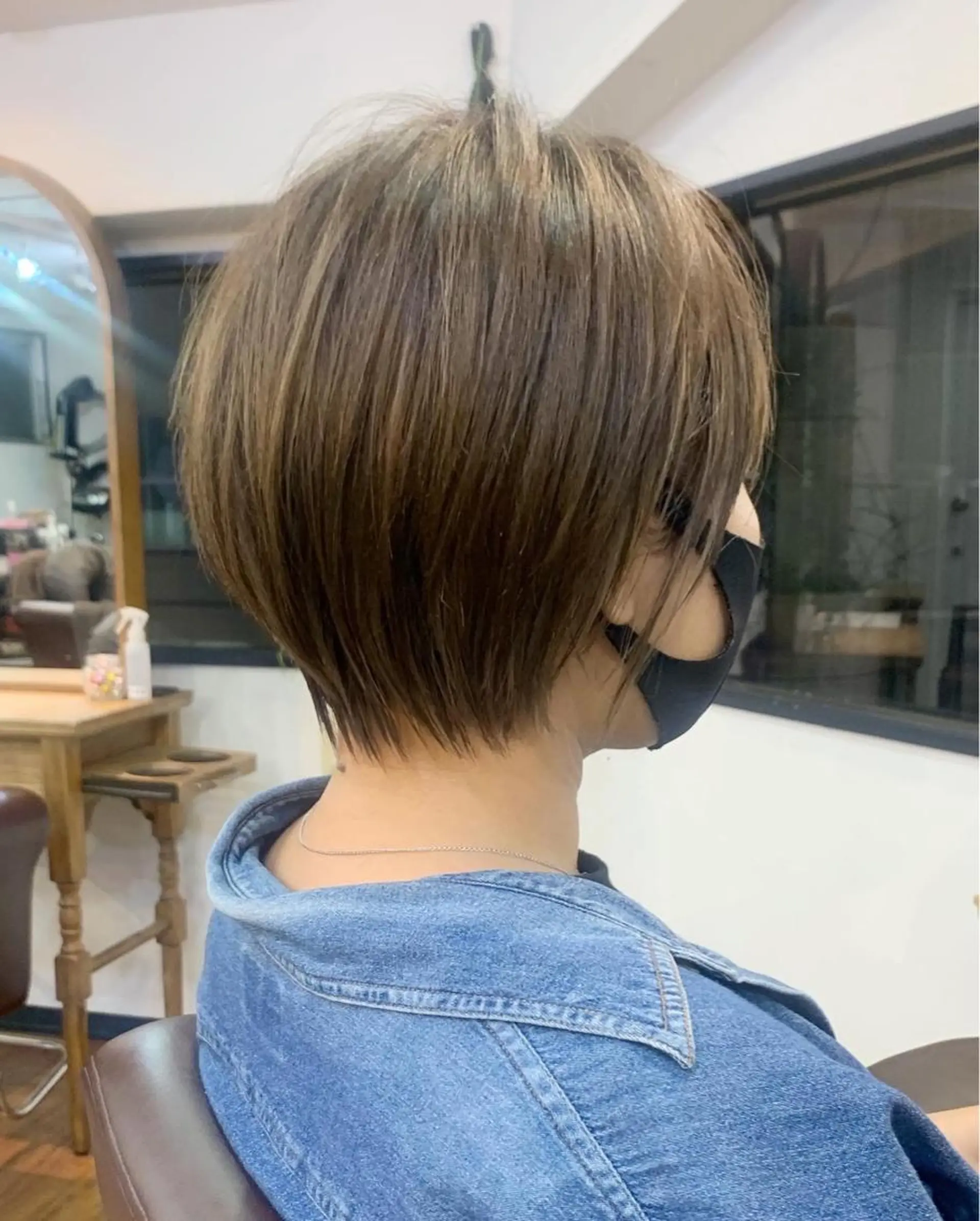 ショート 縮毛矯正/ショート/ レイヤー/畑中正敏のヘアスタイル