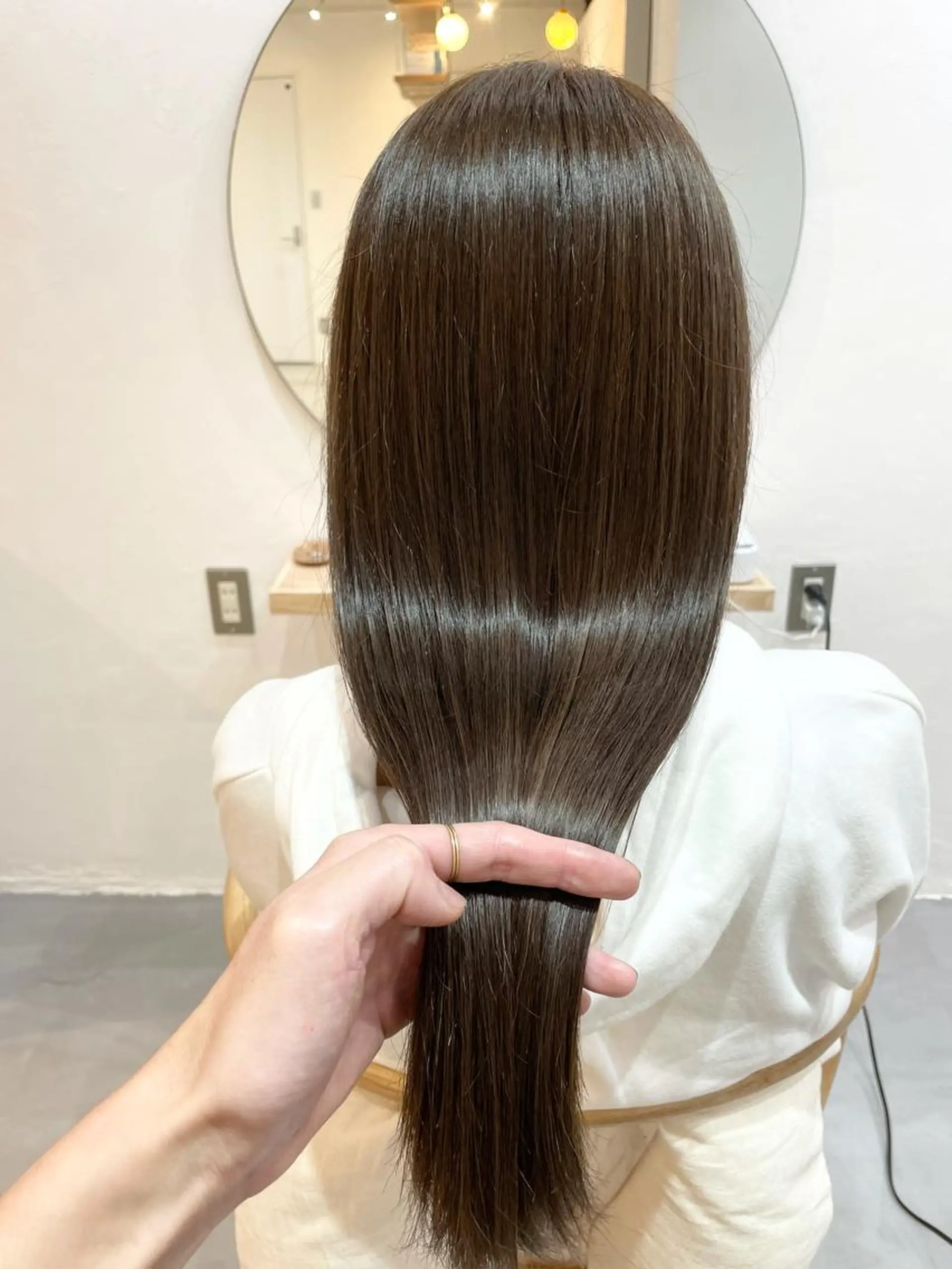 セミロング トリートメント カット ヘアカラー トリートメント ✂︎マンツーマン施術 ａｙｅ✂︎のヘアスタイル