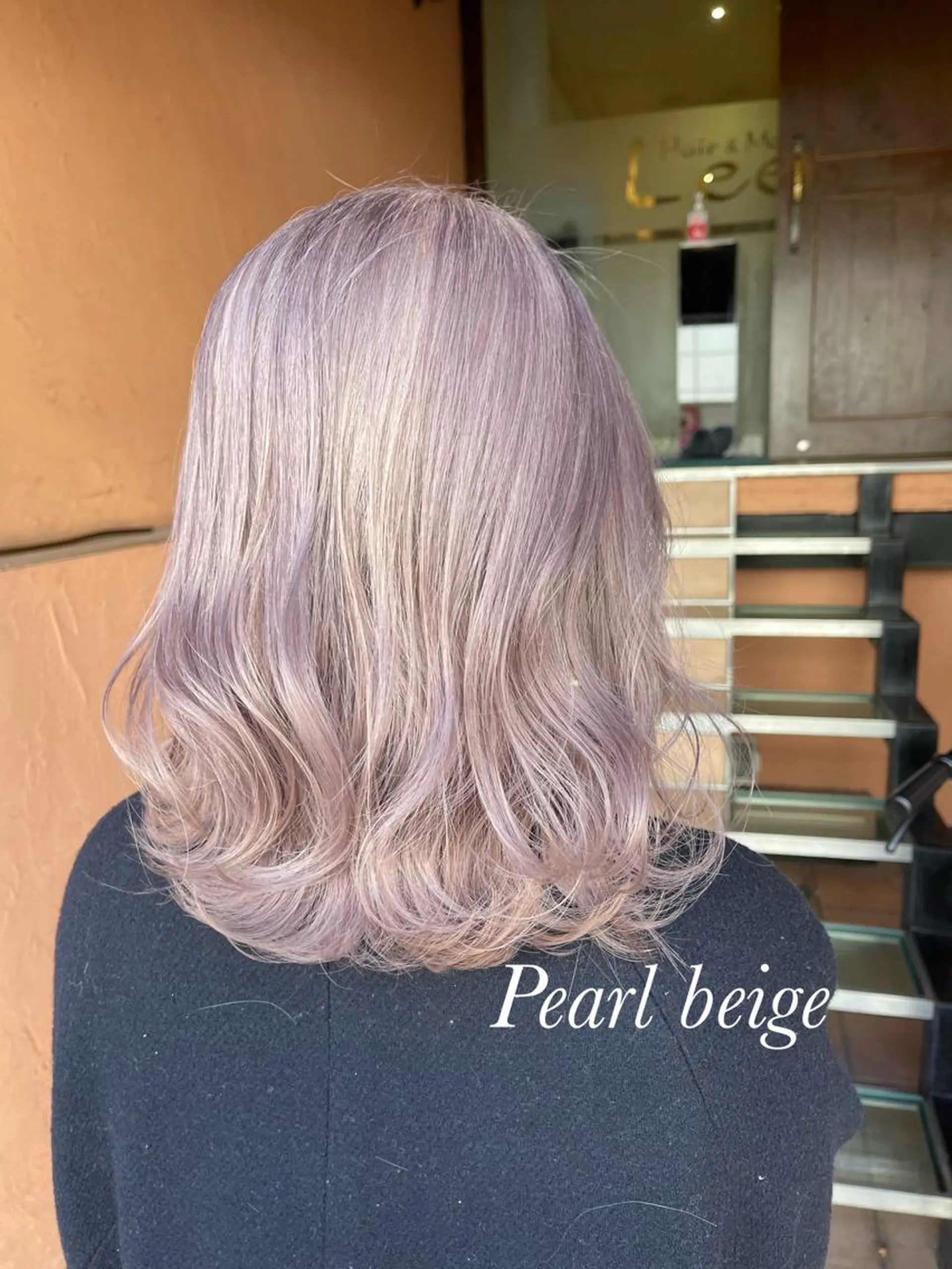 ミディアム カラー ブリーチ カット ヘアカラー トリートメント Che'ri所属・海外レイヤー/ レイヤーカット/和田のヘアスタイル