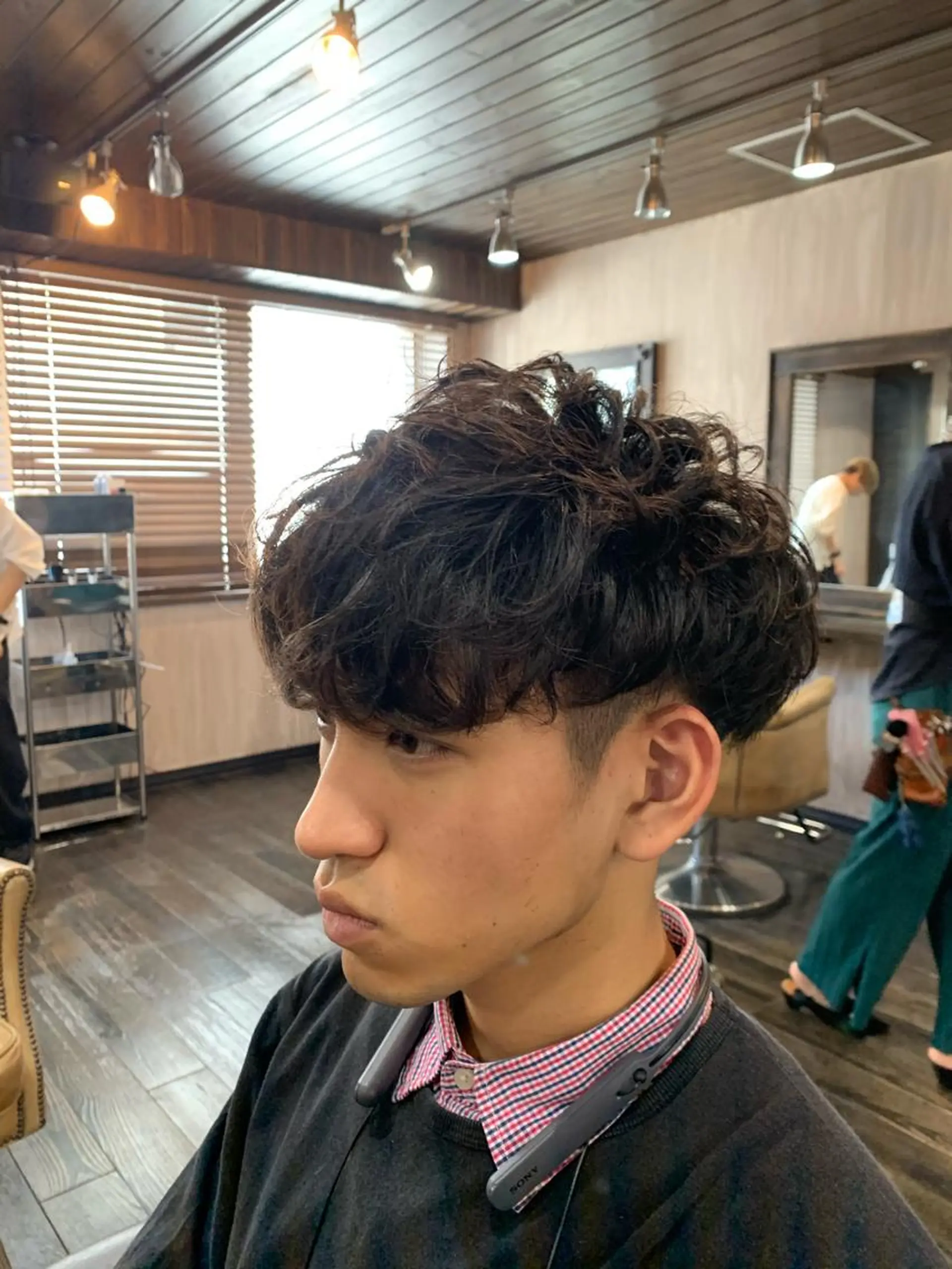 ショート パーマ メンズ メンズパーマ BARON Beauty 池袋 個室美容室所属・✄KOSUGE KYOUSUKE✄のヘアスタイル