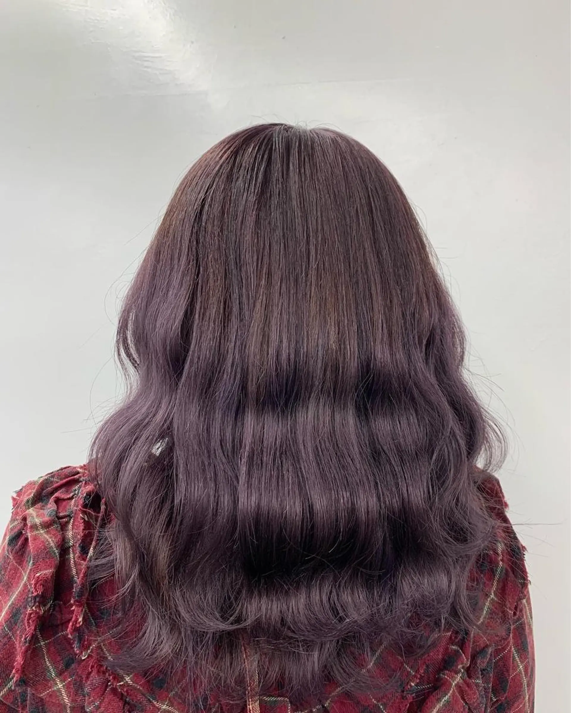 セミロング 韓国ヘア×ハイトーン AYA💫のヘアスタイル