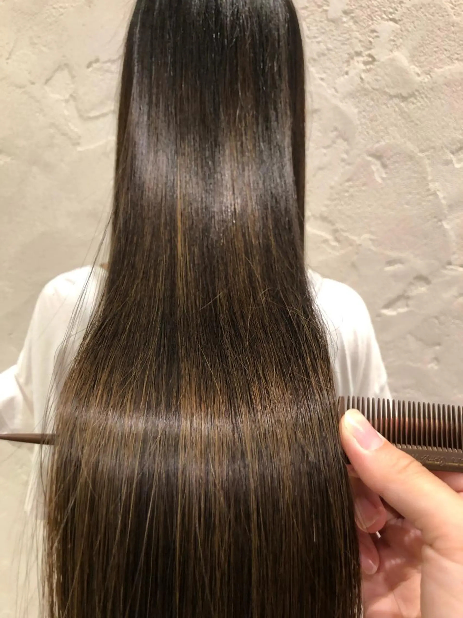 ロング 縮毛矯正 縮毛矯正 トリートメント Hair Salon BOTTOMS所属・✨透明感ケアカラー✨ 長野ゆきなのヘアスタイル