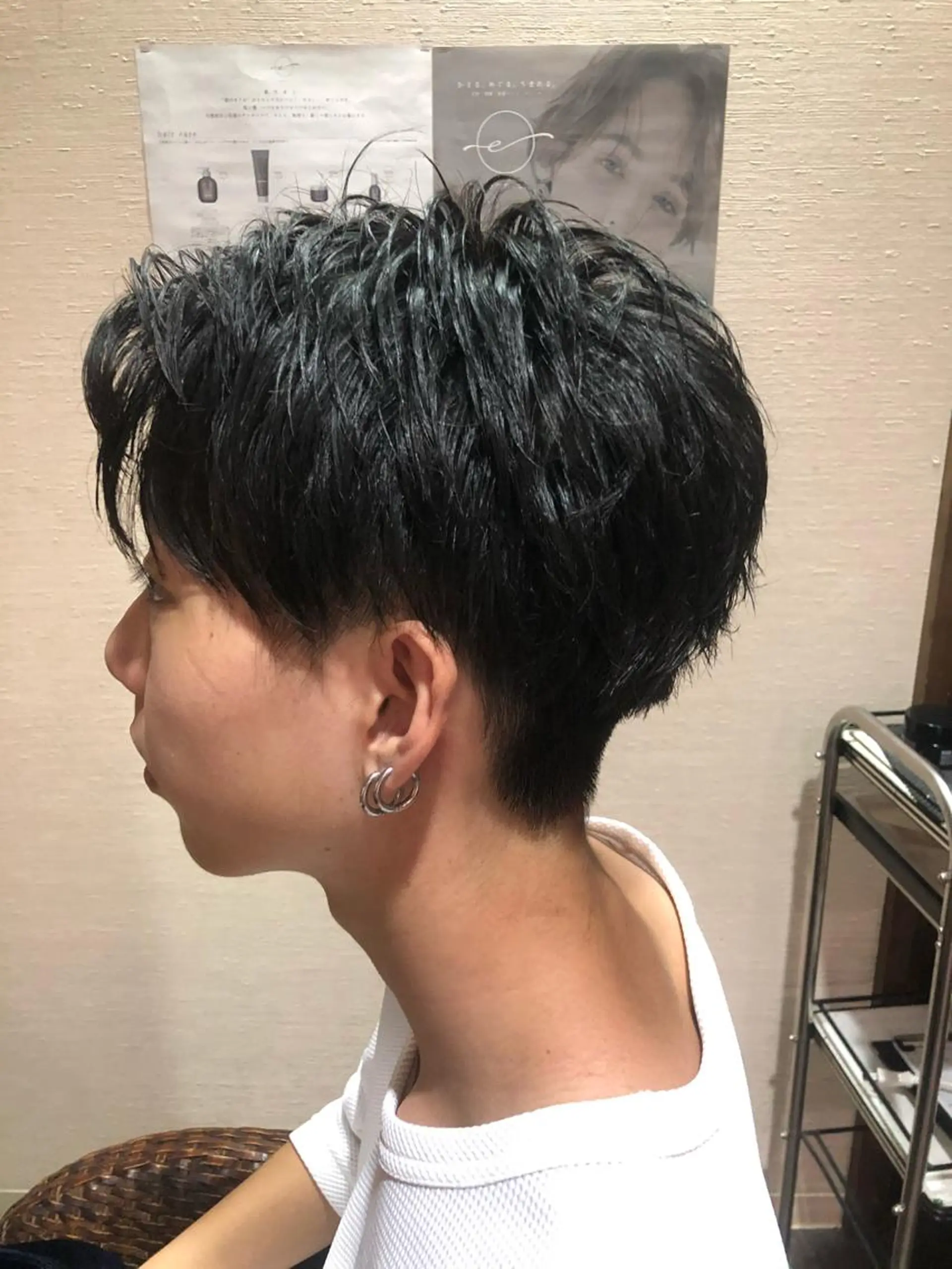 ショート メンズ パーマ/ハイトーン スパイキー/神田正紀のヘアスタイル