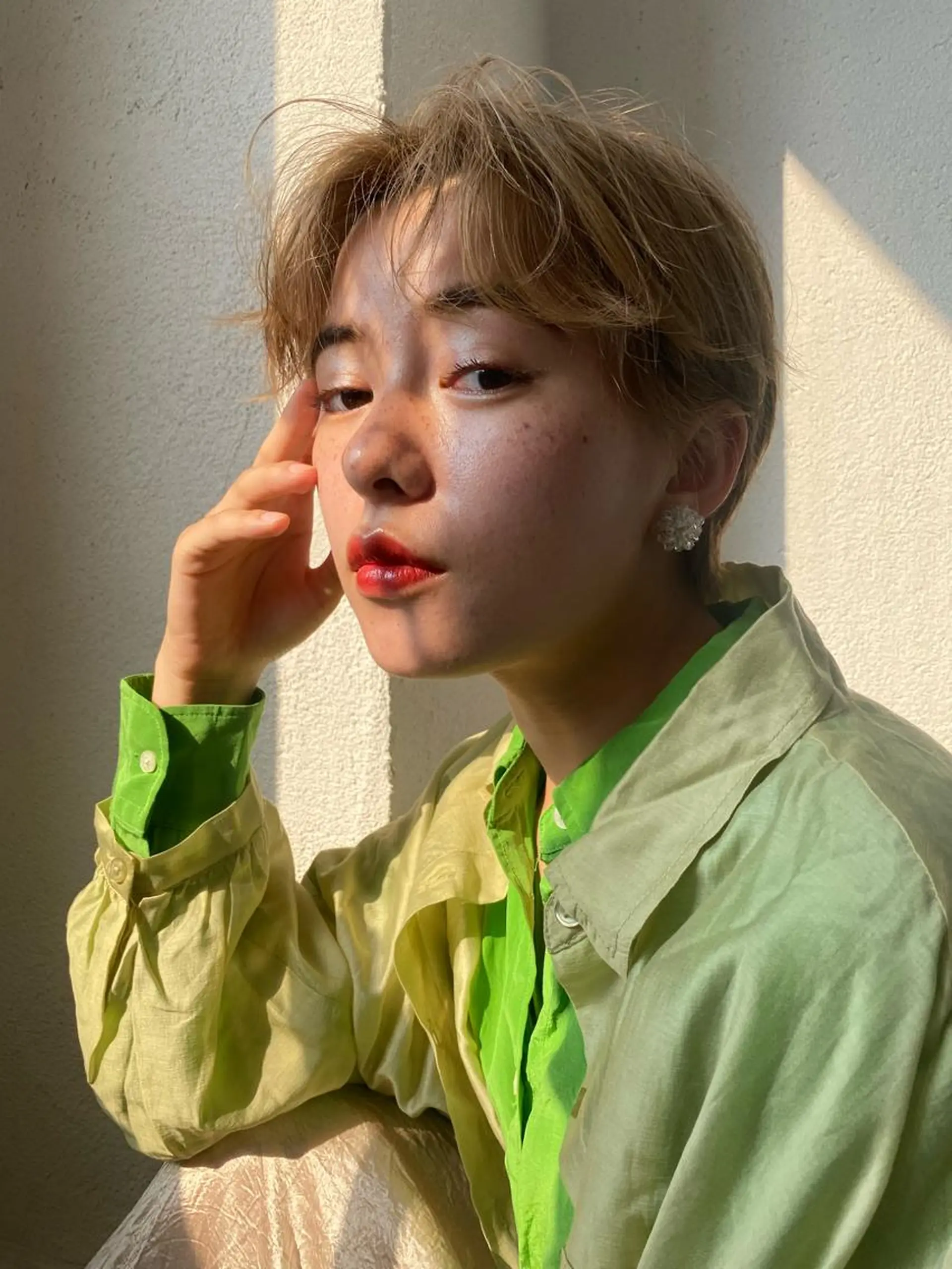 ショート カラー freelance lab所属・iizuka akiのヘアスタイル