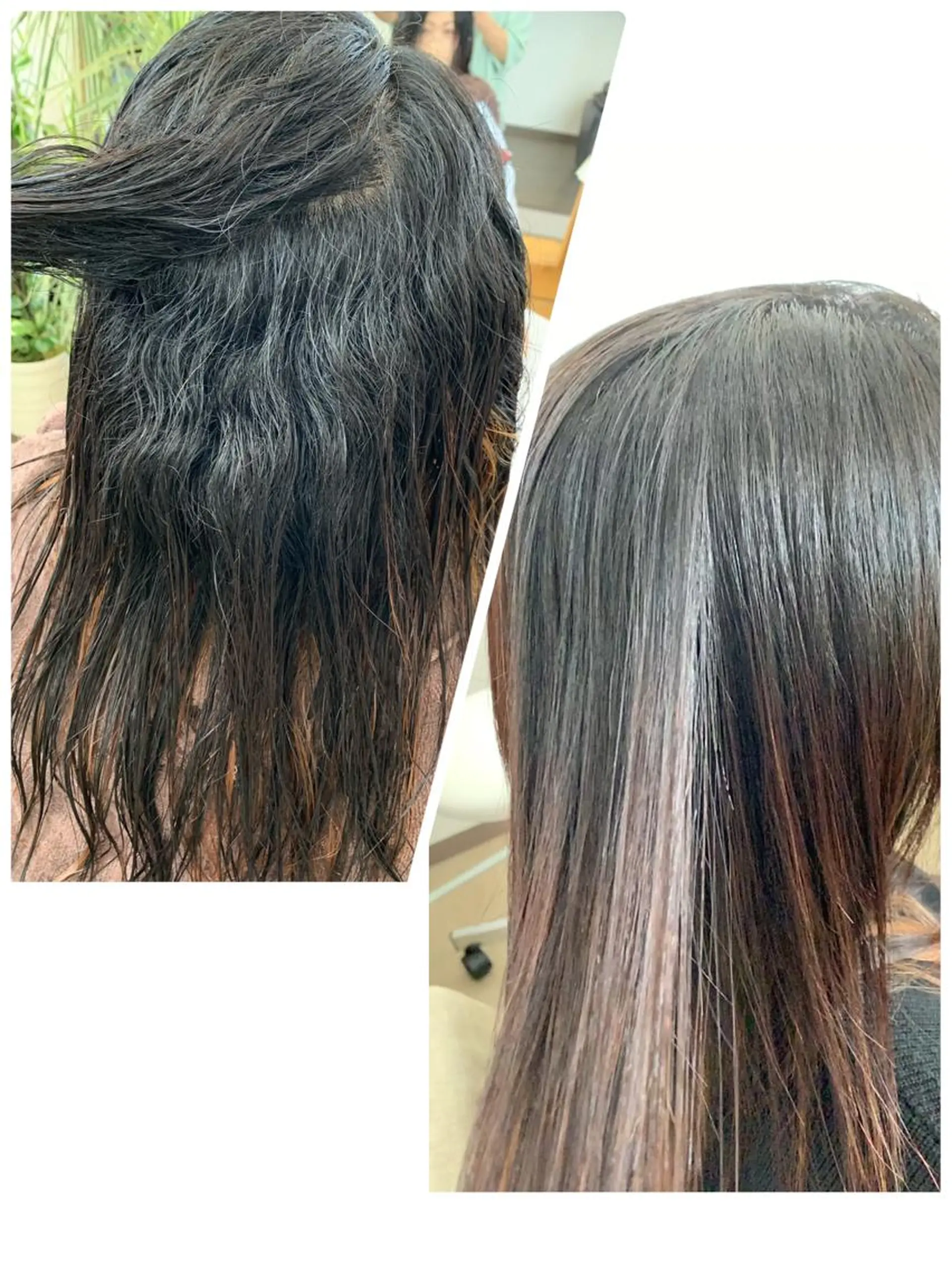 セミロング 縮毛矯正 縮毛矯正 トリートメント Lona所属・新保 佳世のヘアスタイル