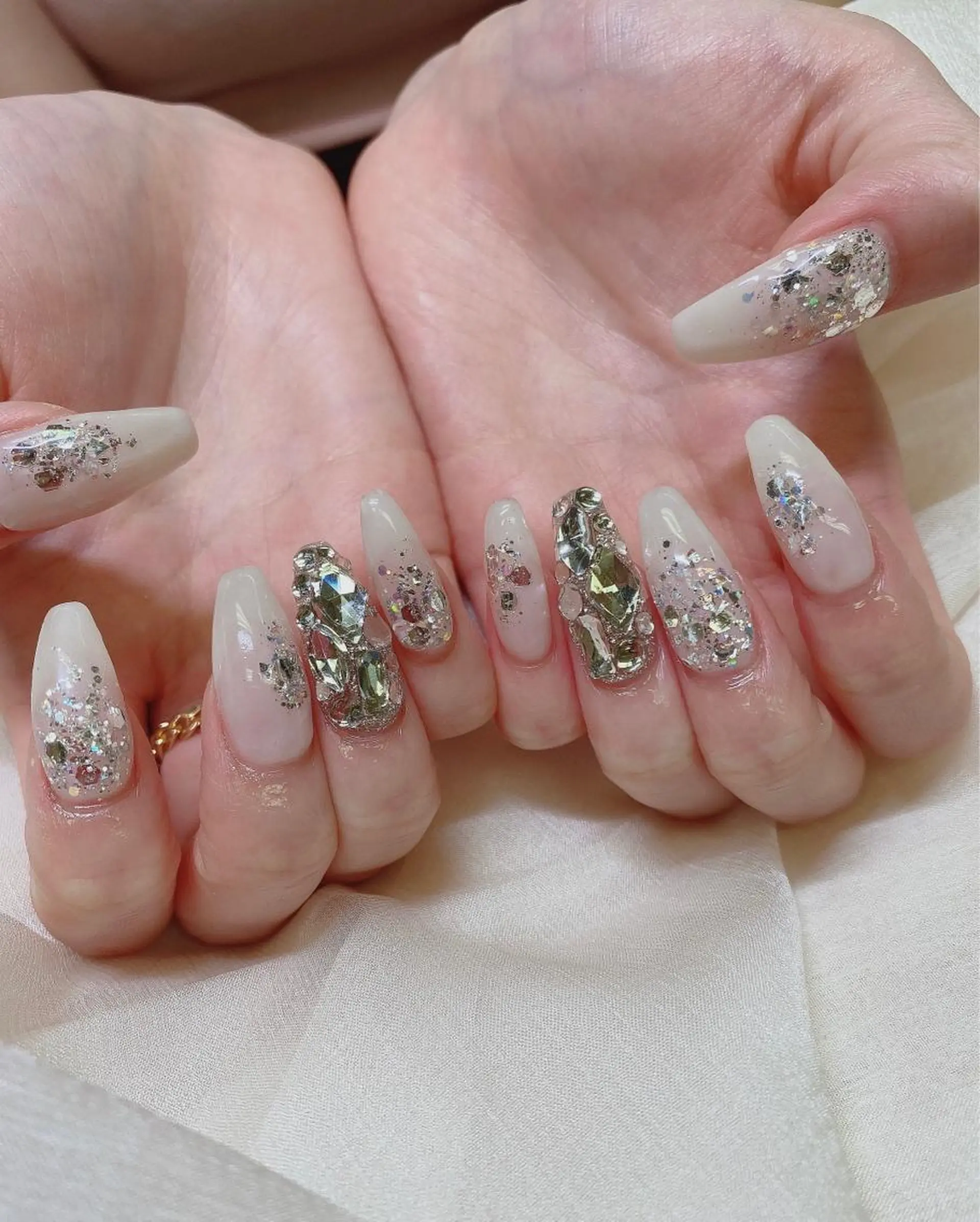 ミディアム ハンドネイル JNA認定講師🌸 RIEのネイルデザイン