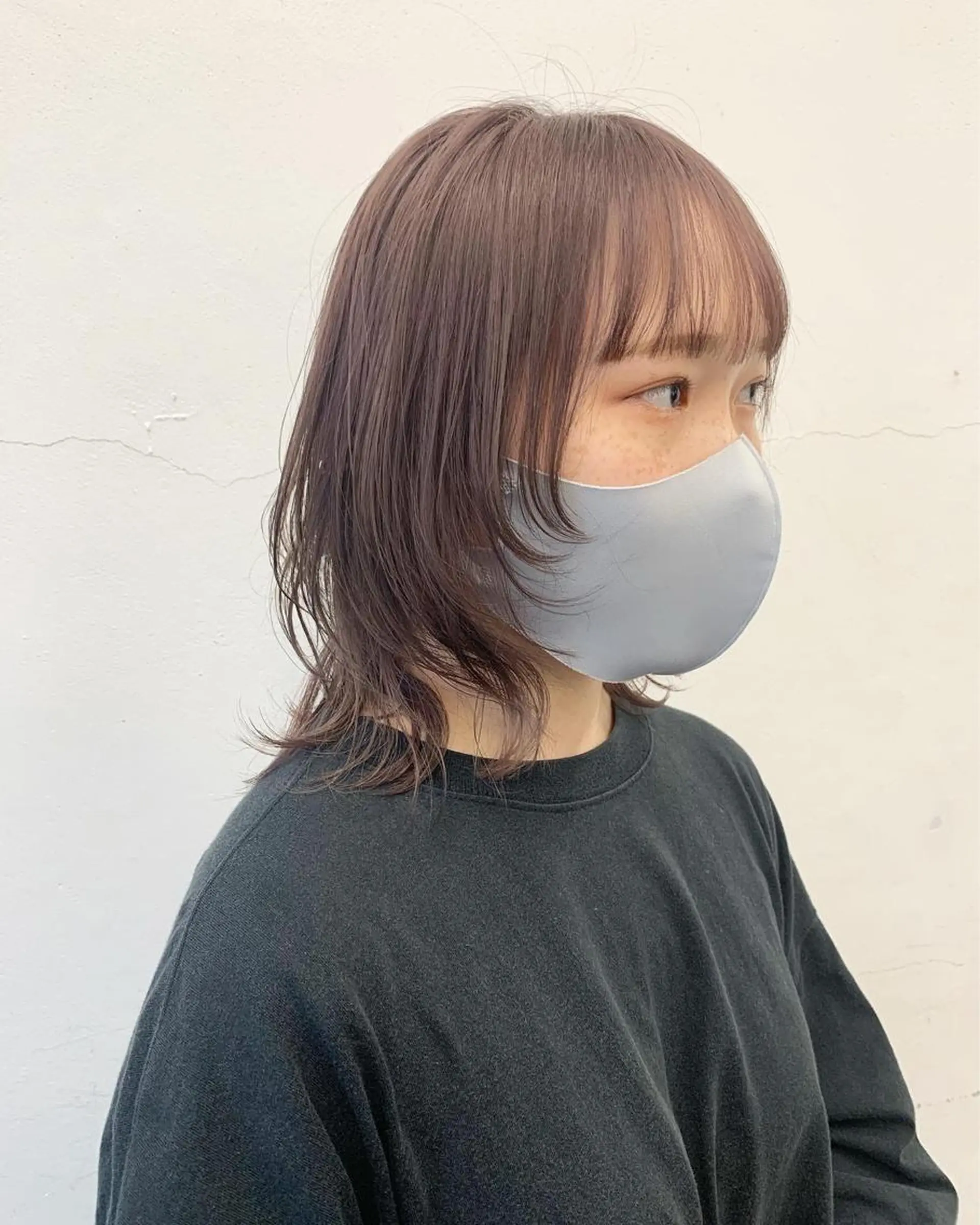 ミディアム カラー ヘアカラー トリートメント レイヤーカット/艶髪 ✨💭KIRARIのヘアスタイル