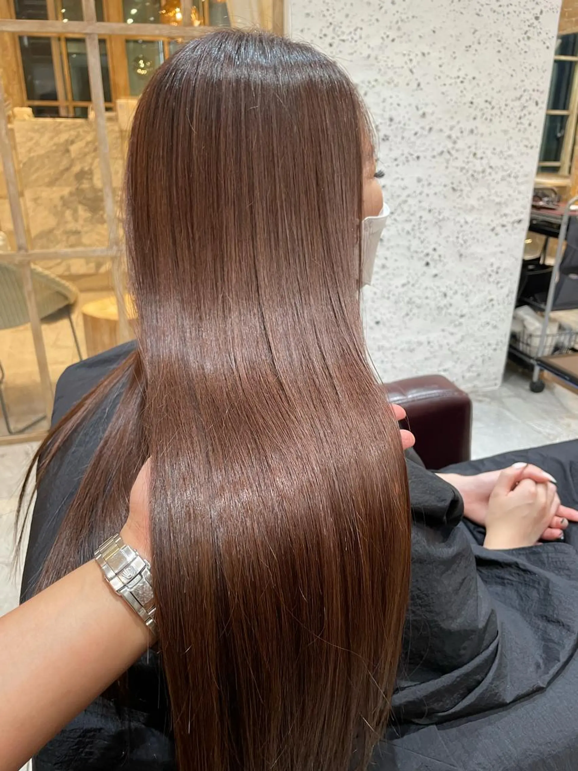 ロング ヘアカラー トリートメント 銀座《髪質改善》 垢抜け✨布施拓也のヘアスタイル