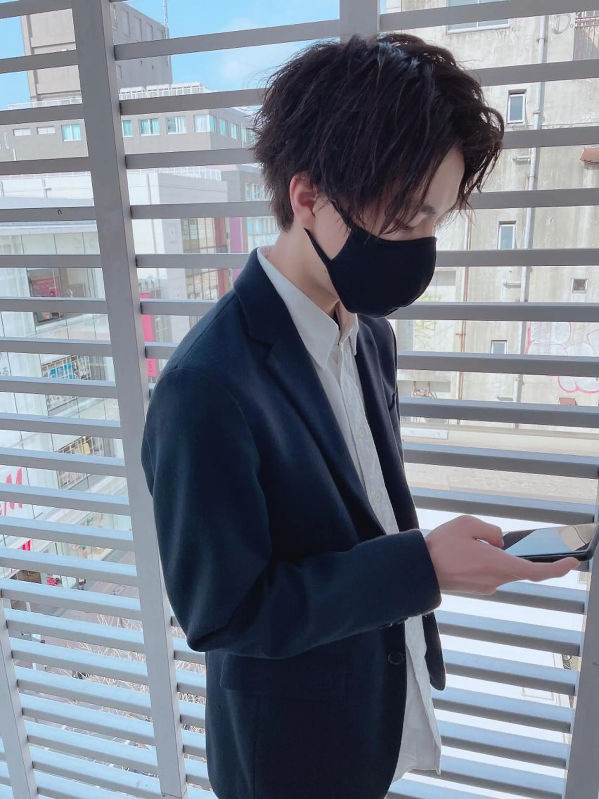 ショート ヘアアレンジ メンズ メンズZina代表 田端 麗治のヘアスタイル