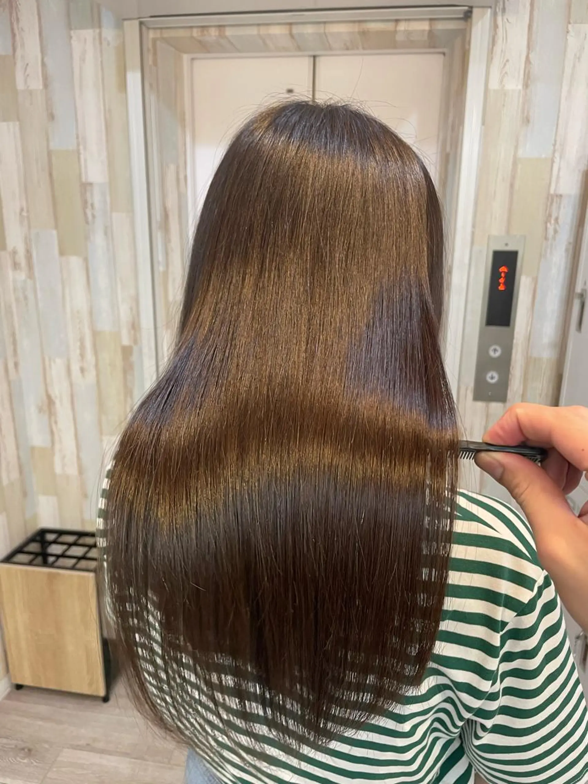 セミロング カラー 髪質改善 トリートメント HIKARU副店長/ ✨️髪質改善のヘアスタイル