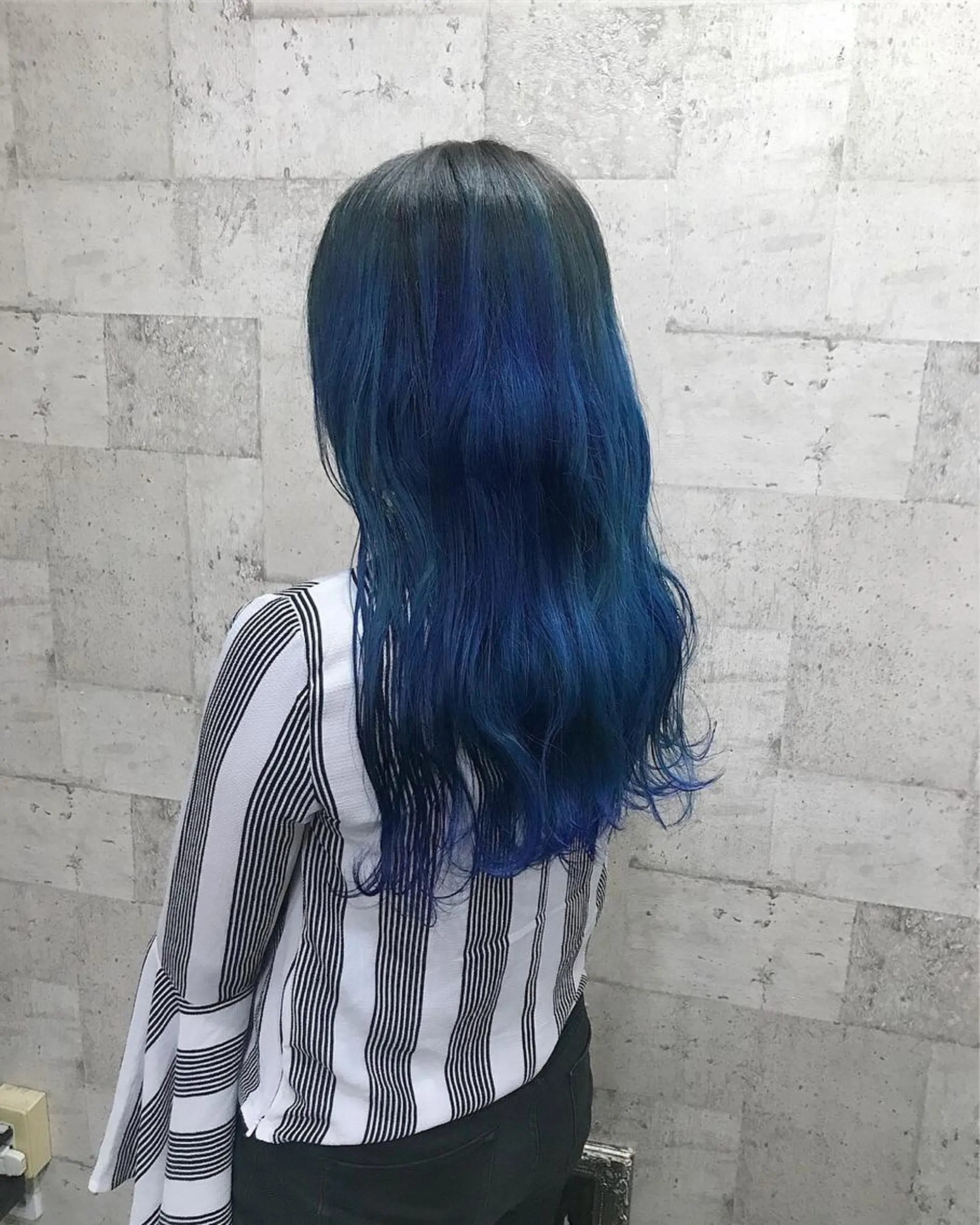 ロング カラー ブリーチ ダブルカラー インナーカラー/天神 ブリーチ/吉田のヘアスタイル