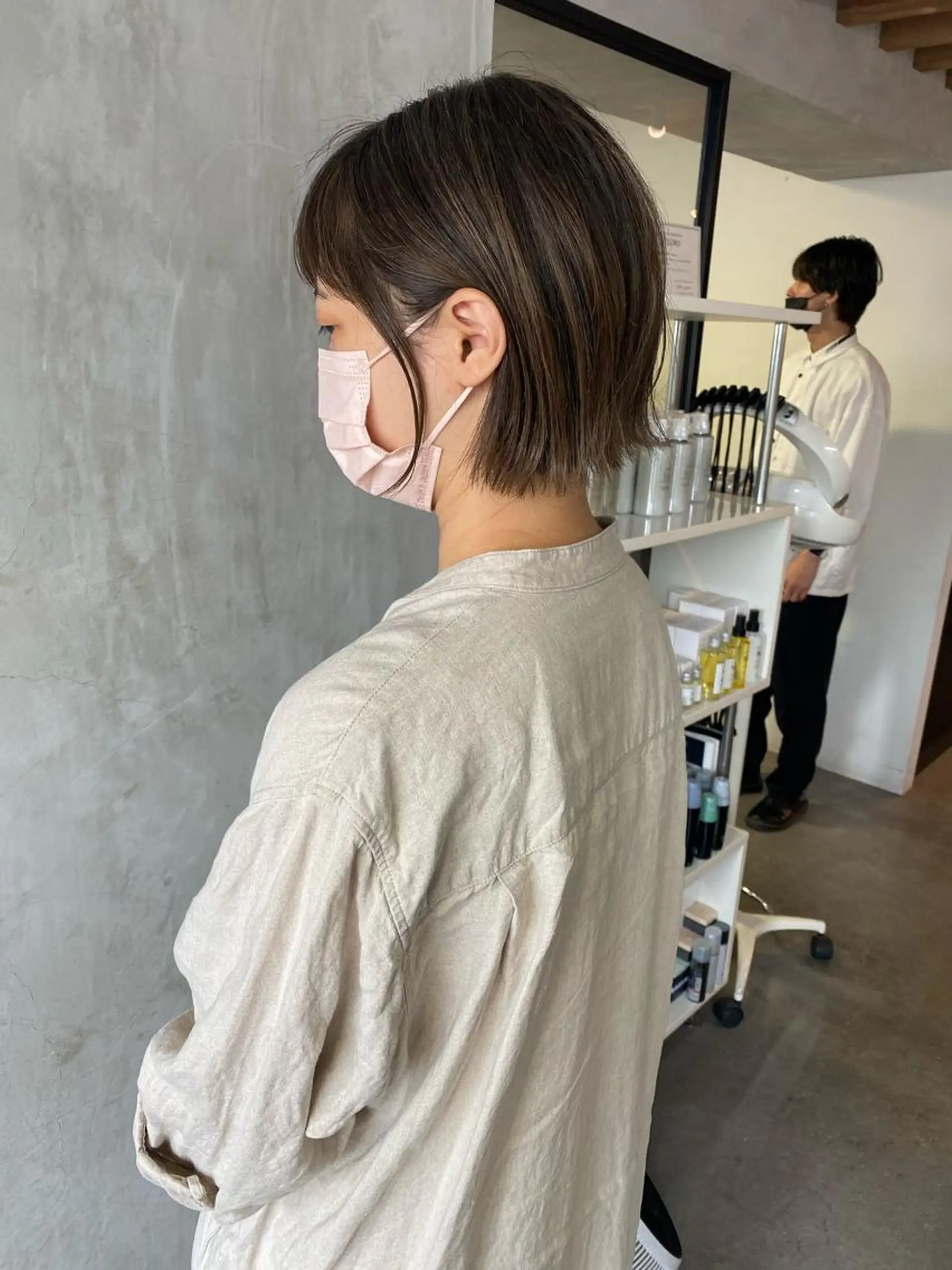 ショート カラー ヘアアレンジ ハイライトカラー ハイライト stylist/蛯谷 珠里のヘアスタイル