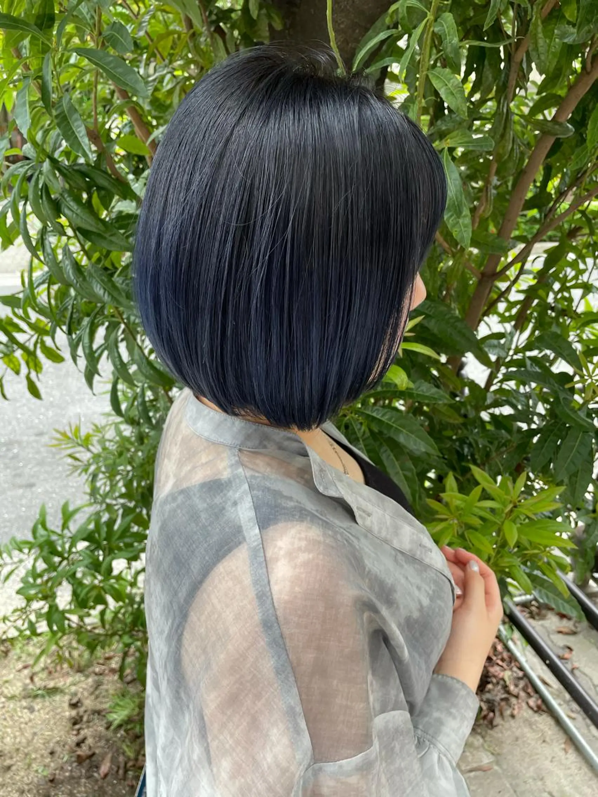 ショート カラー ブルーカラー グラデーションカラー ヘアカラー トリートメント 過去一の柔髪ヘア 🌿IVYjoureのヘアスタイル