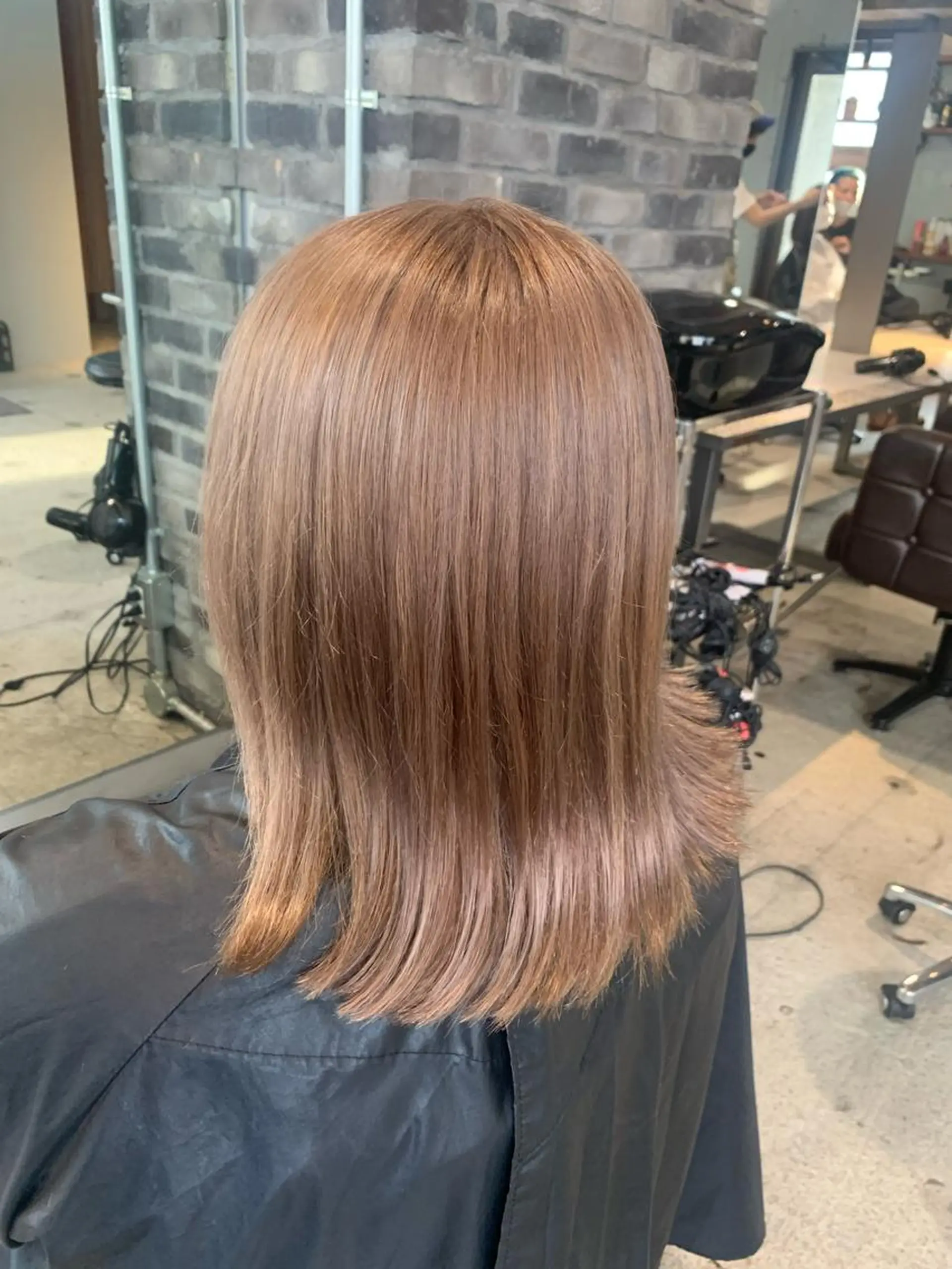 ミディアム カラー ベージュカラー ヘアカラー トリートメント 似合わせ×美髪改善✨ Yutoのヘアスタイル