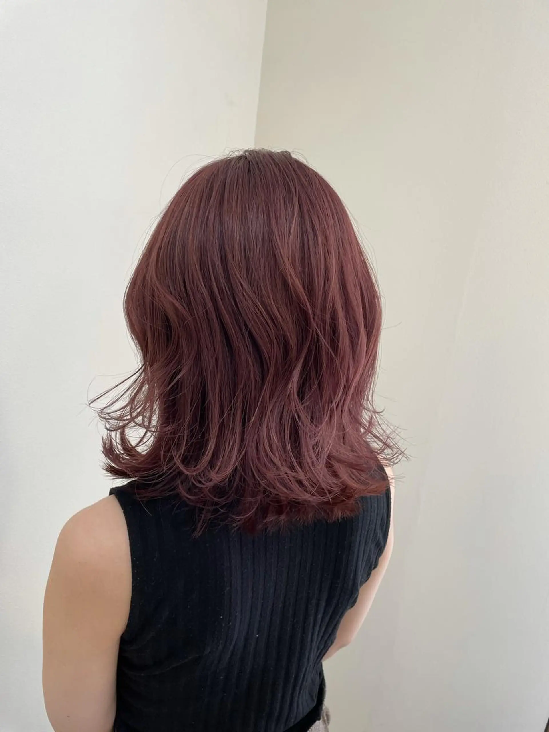 ミディアム カラー 縮毛矯正×髪質改善 小笠原大樹のヘアスタイル