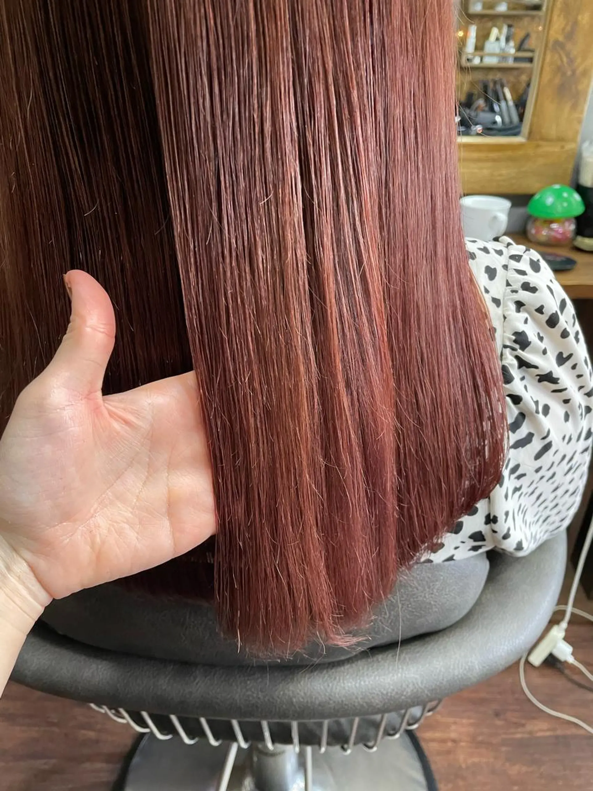 セミロング カラー ピンクカラー 髪質改善 トリートメント chouette/ 根本優希のヘアスタイル