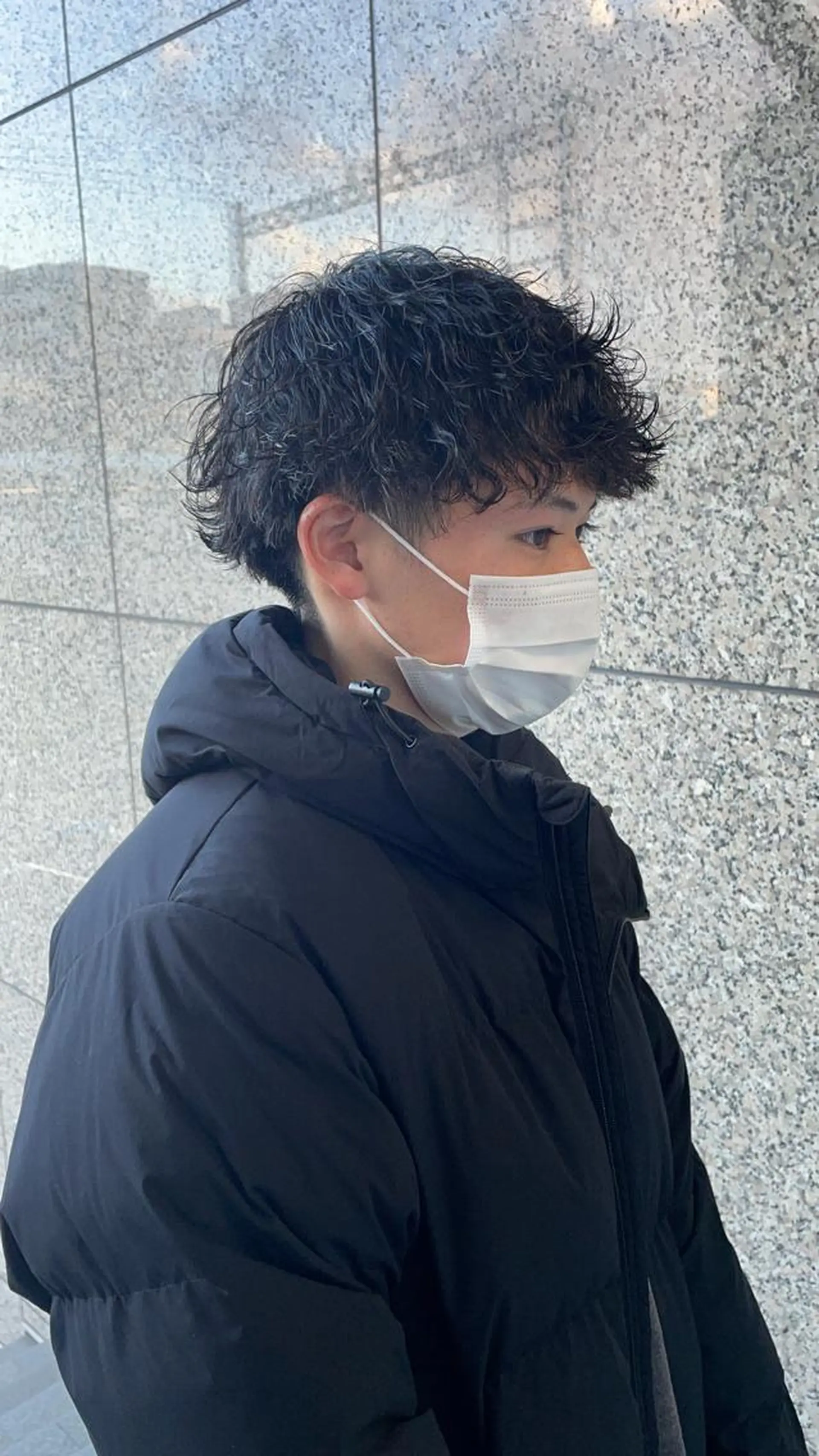 ショート パーマ スパイラルパーマ パーマ メンズパーマのプロ 川野翔太のヘアスタイル