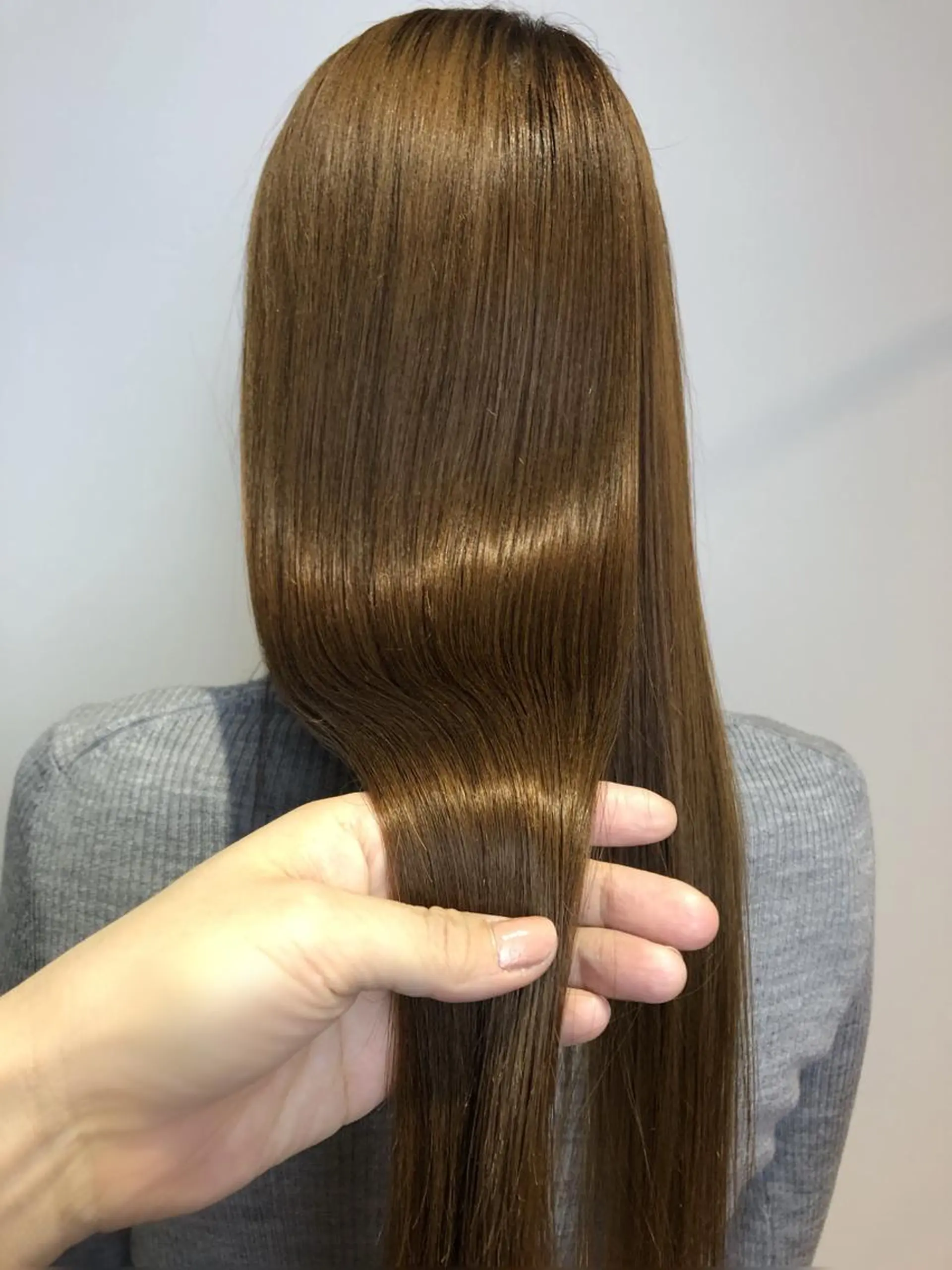 ロング カラー カット ヘアカラー トリートメント 青野 文香のヘアスタイル