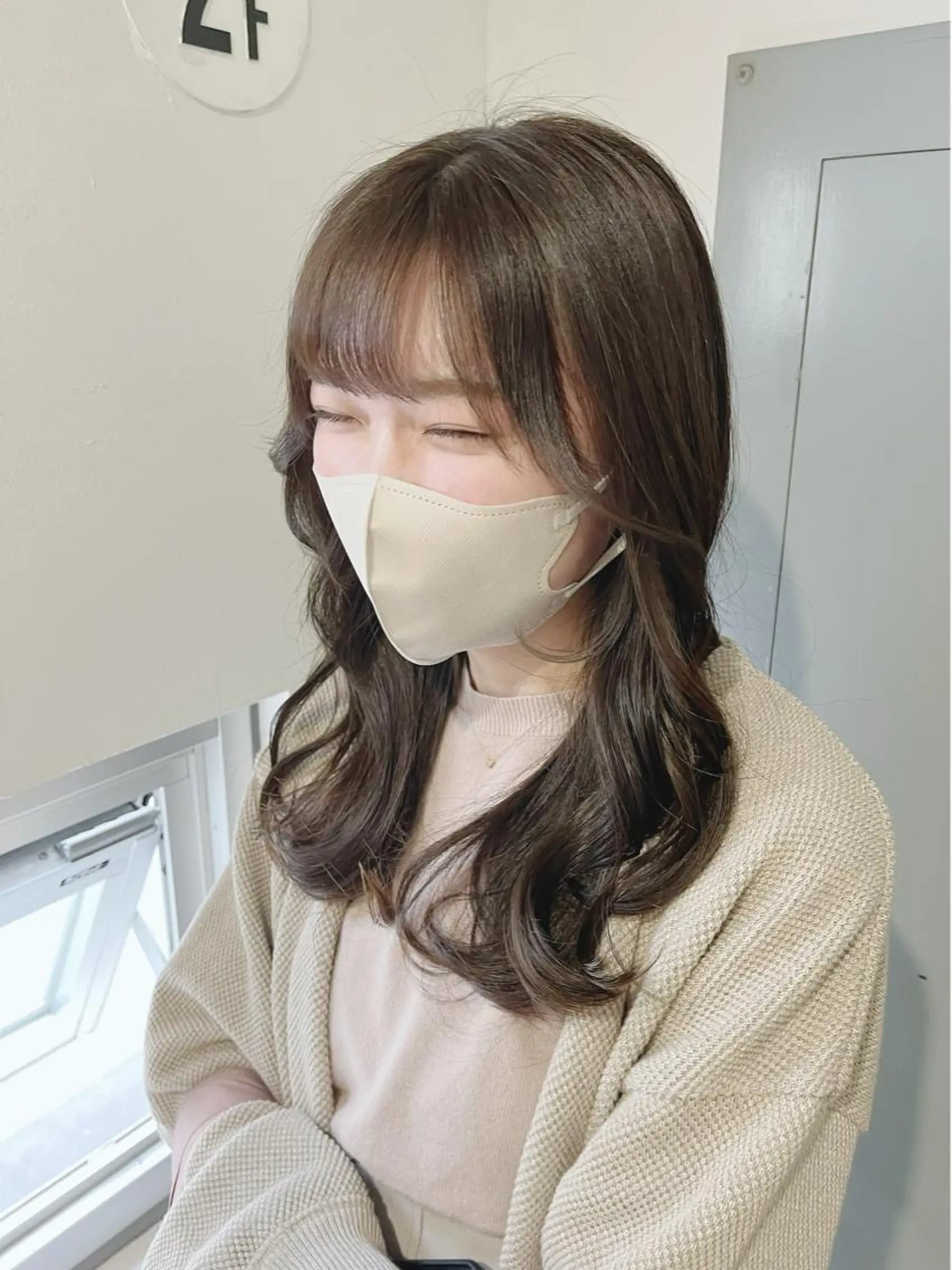 ロング カラー ヘアアレンジ 🤍清楚系 韓国レイヤー🤍拓朗のヘアスタイル