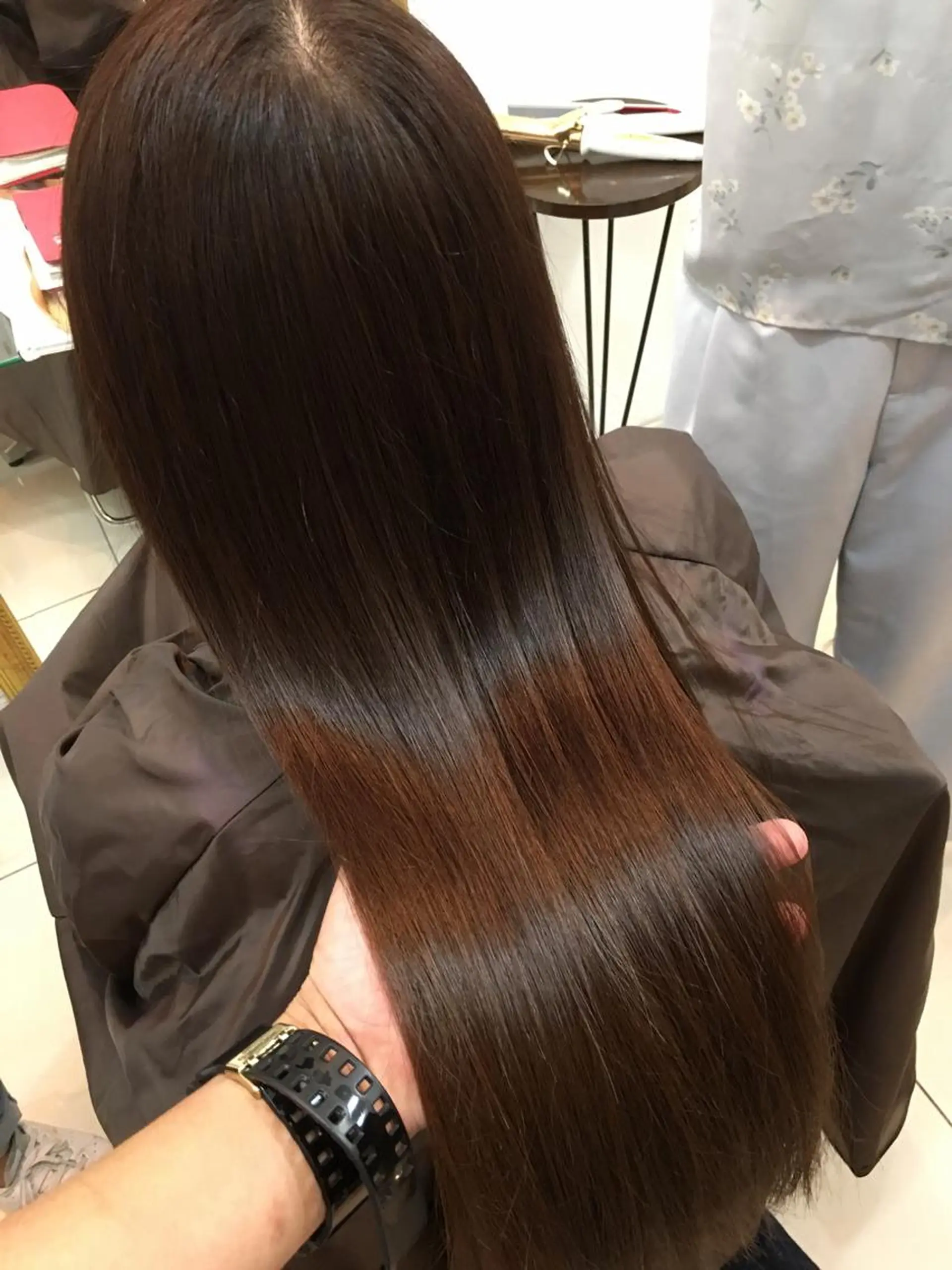 ロング カラー 縮毛矯正⭐️ TAKAHIROのヘアスタイル