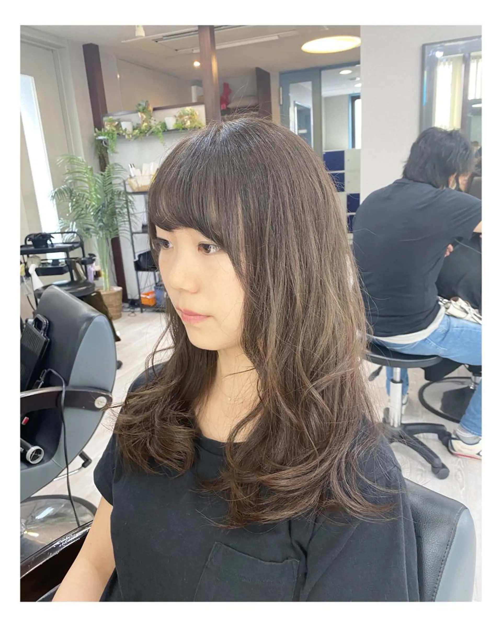 ロング カラー ベージュカラー オリーブベージュ カット ヘアカラー トリートメント cocoru所属・＊横浜駅＊ 金子 誠也のヘアスタイル