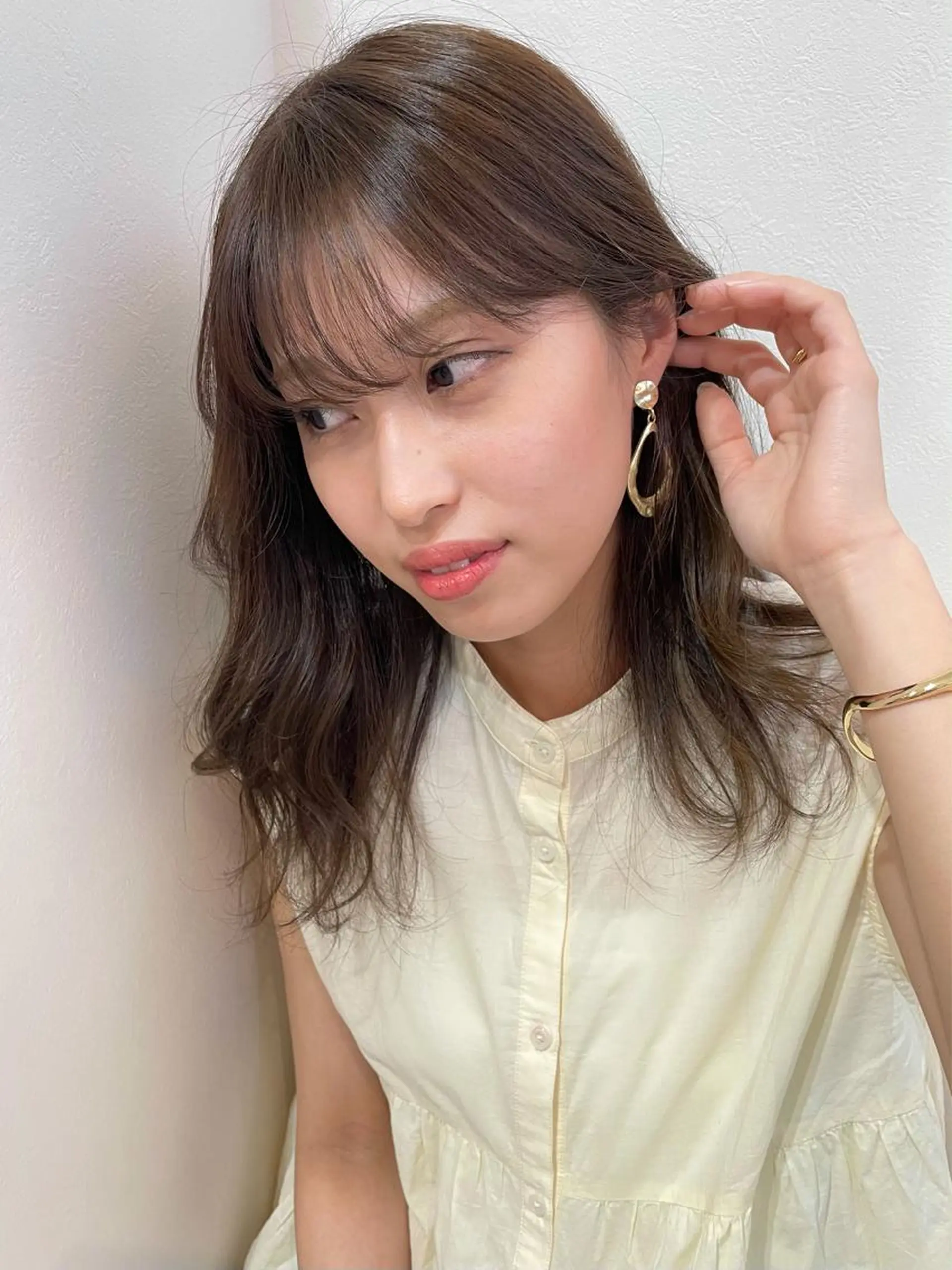 ロング カラー カット ヘアカラー トリートメント 佐藤 魁人のヘアスタイル