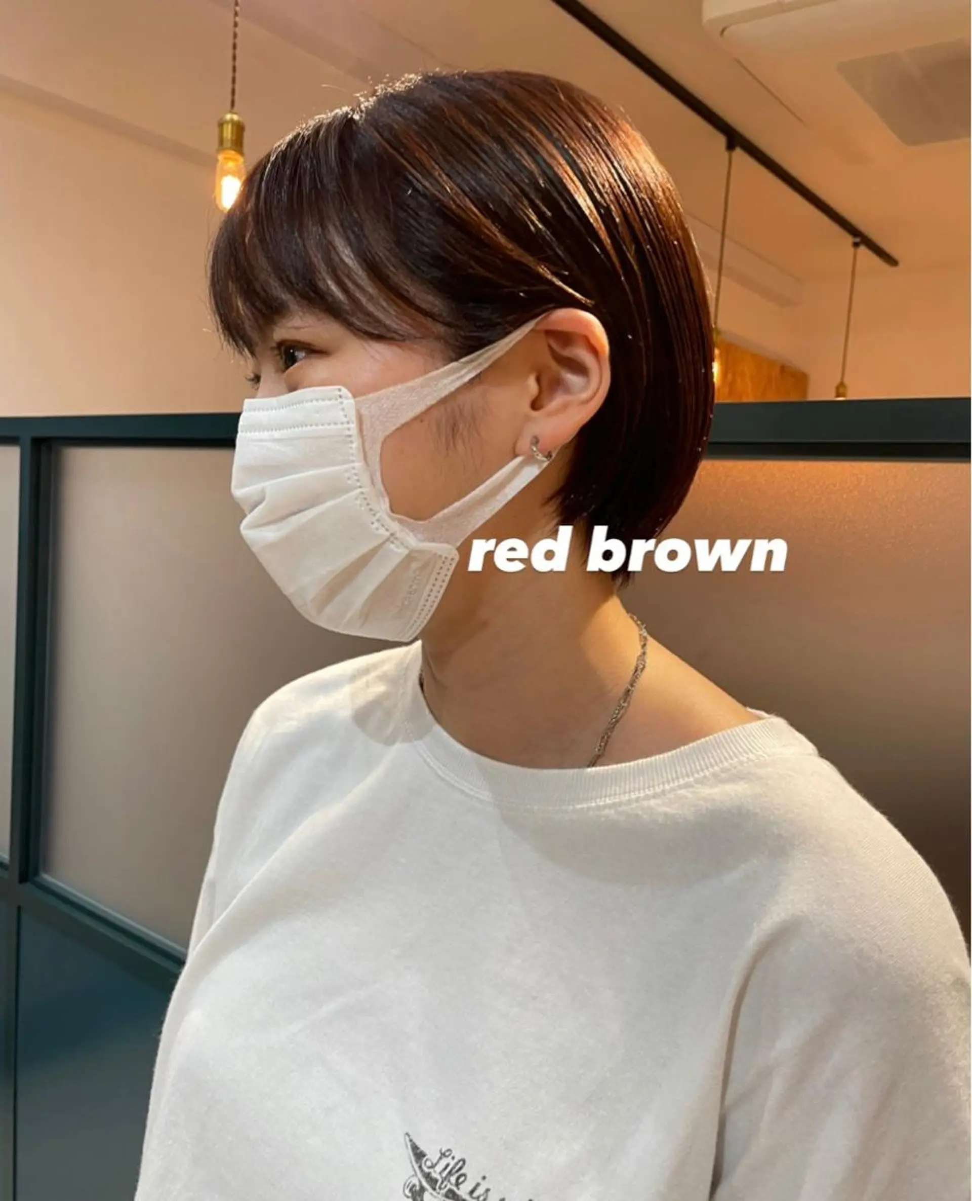 ショート カラー パーマ ヘアアレンジ マツエク・マツパ Miku /ブリーチ/ボブのヘアスタイル