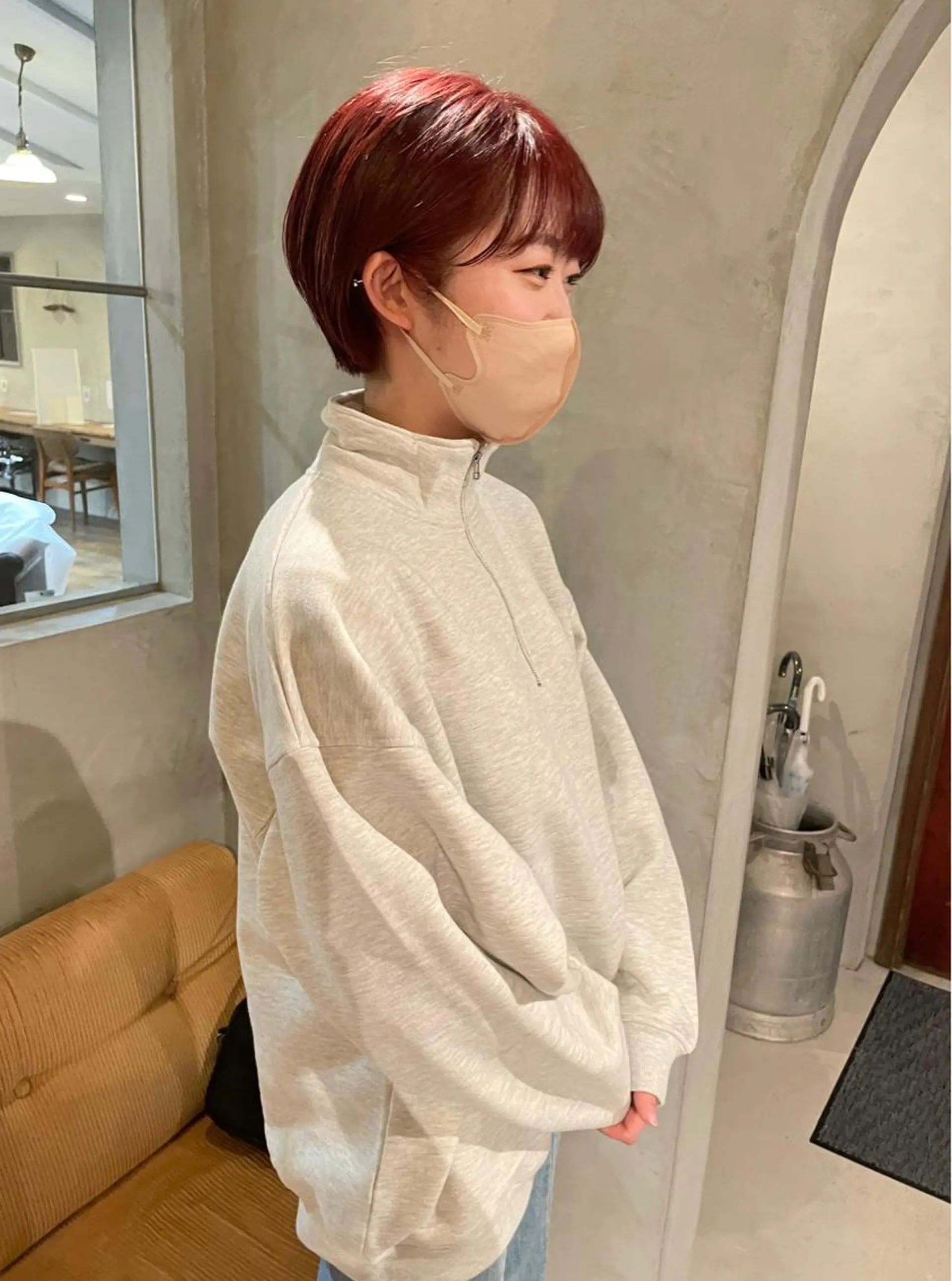 ショート カラー Musee plume所属・荻野七菜子 ボブのヘアスタイル