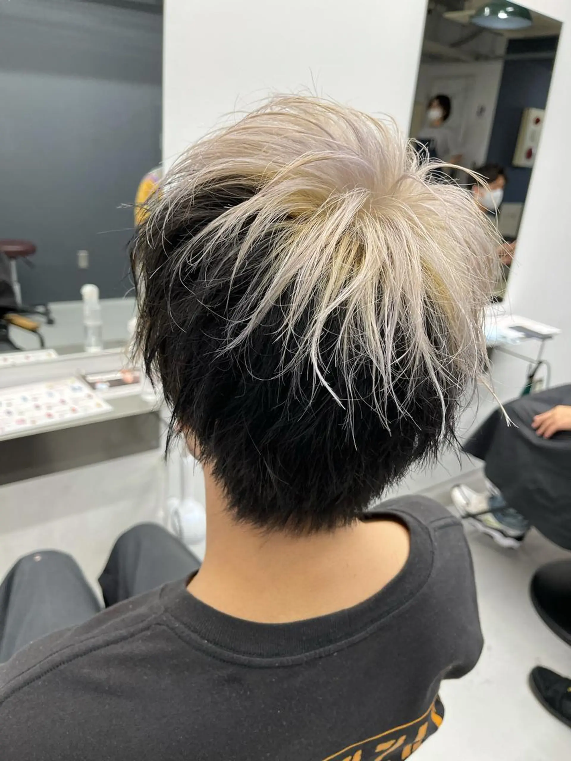 カラー メンズ カット ヘアカラー 森本裕/オーナー/ スパイラルパーマのヘアスタイル