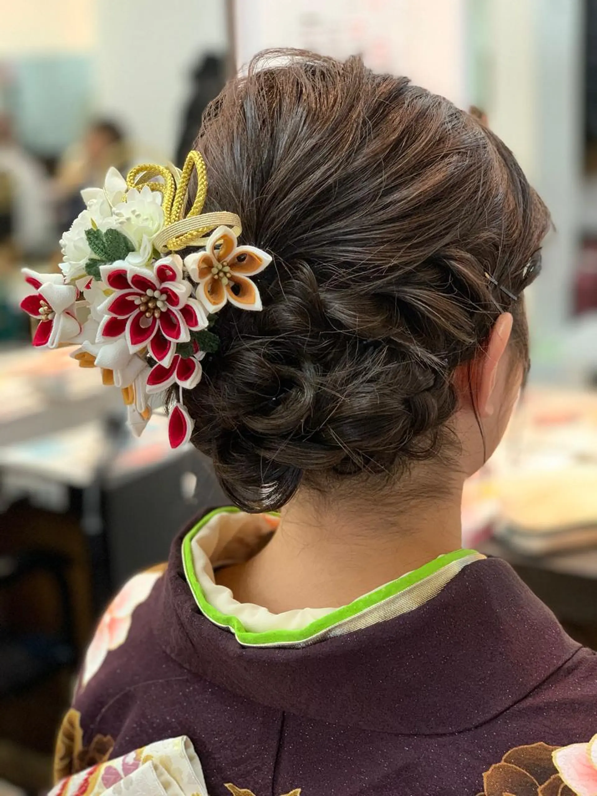 ヘアアレンジ 成人式 ヘアセット IORI #韓国ヘア#髪質改善のヘアスタイル