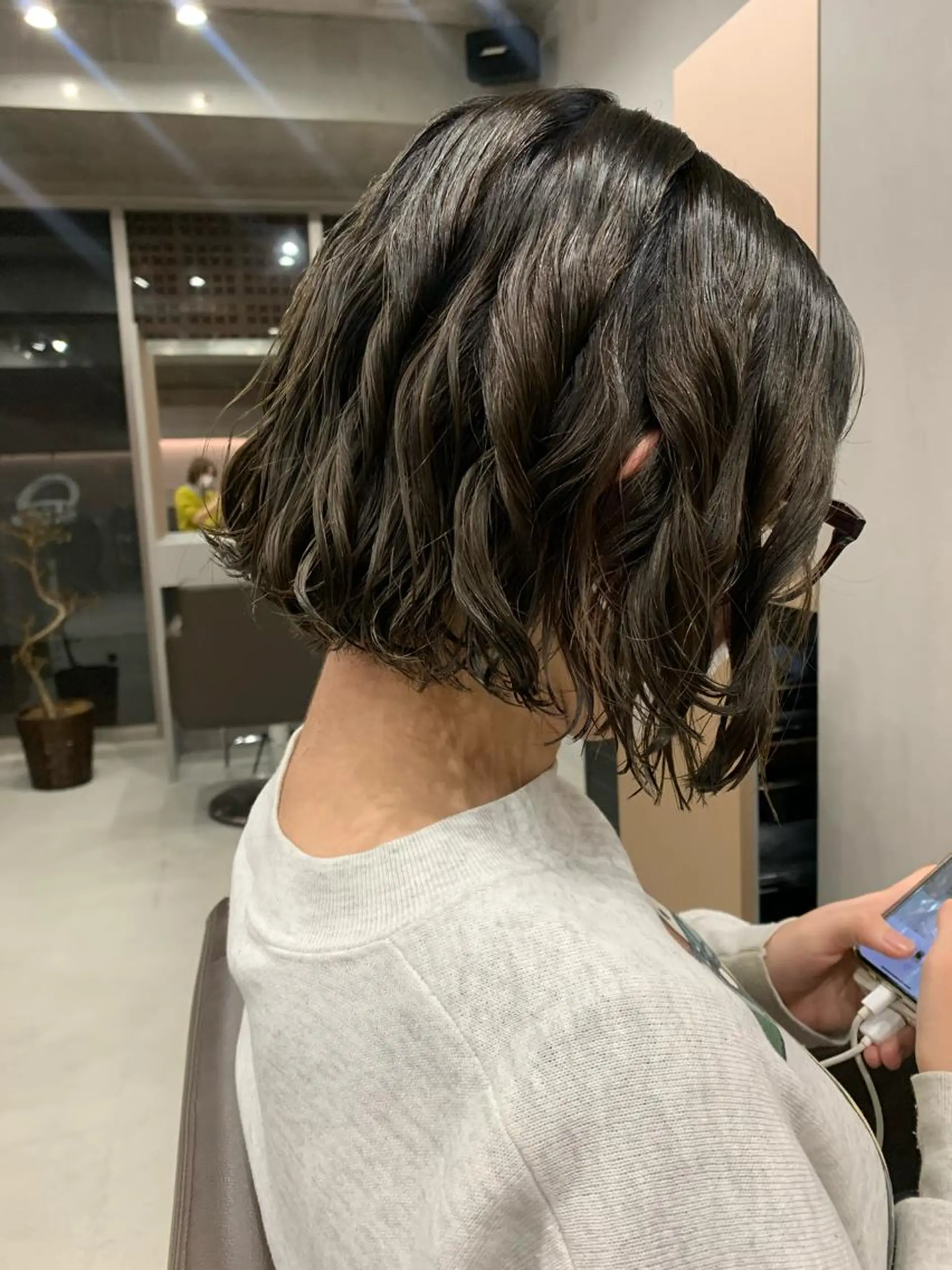 パーマ ボブパーマコテ巻き風 パーマNo1深江秀平のヘアスタイル