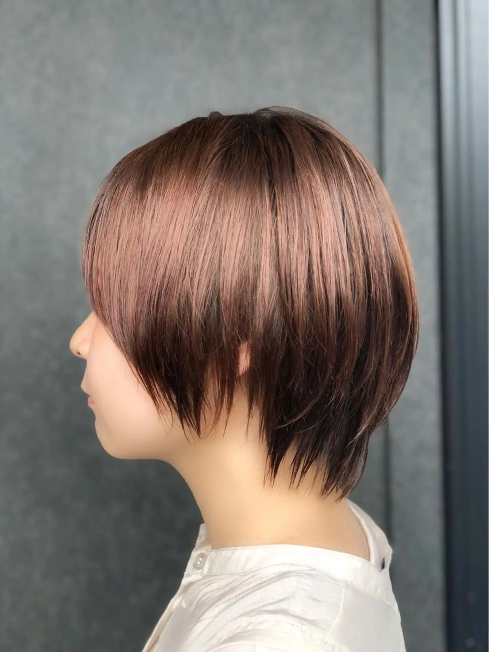 ショート カット ヘアカラー トリートメント uti所属・菊池 幹のヘアスタイル