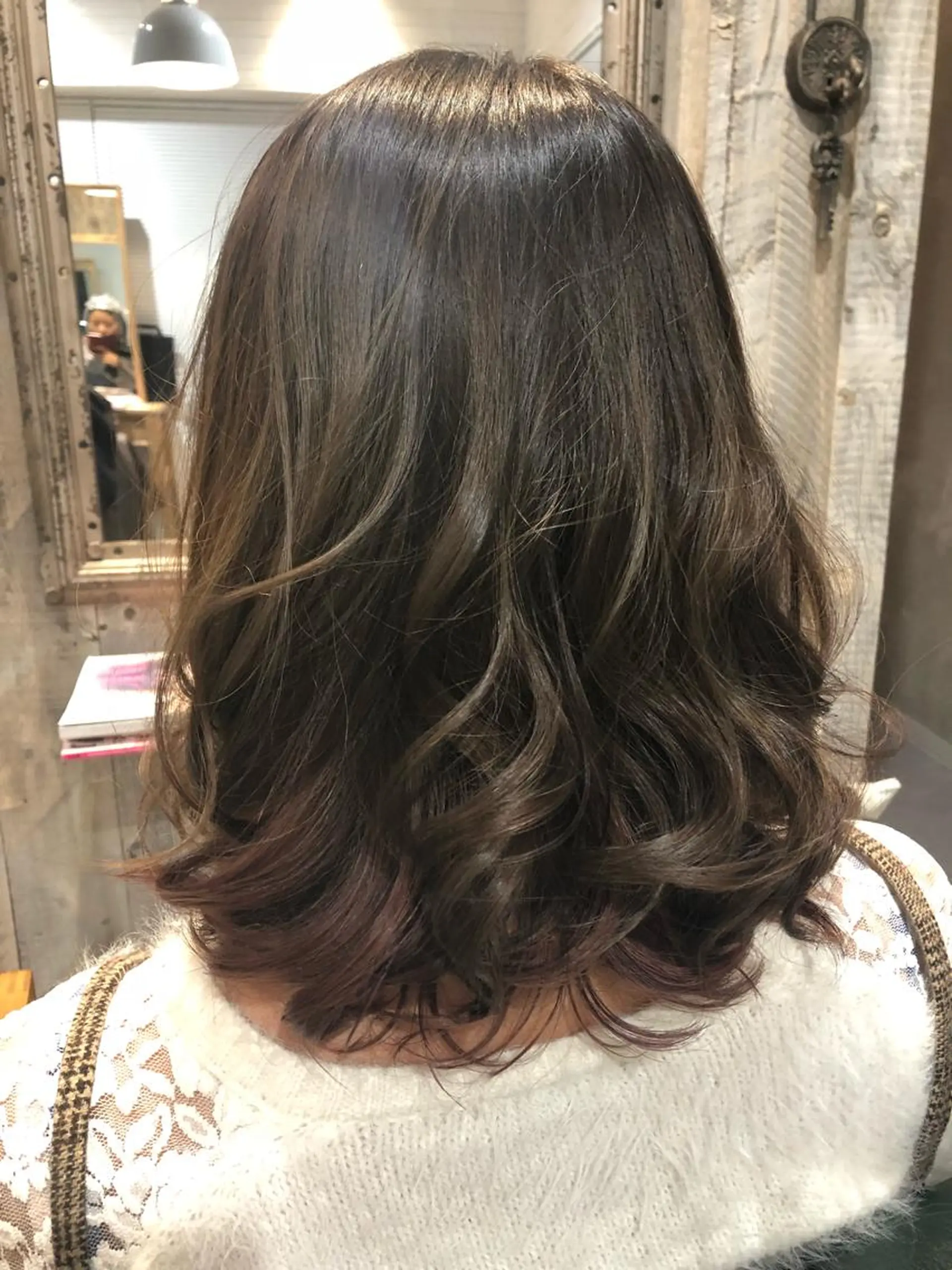 セミロング 川野 賢のヘアスタイル