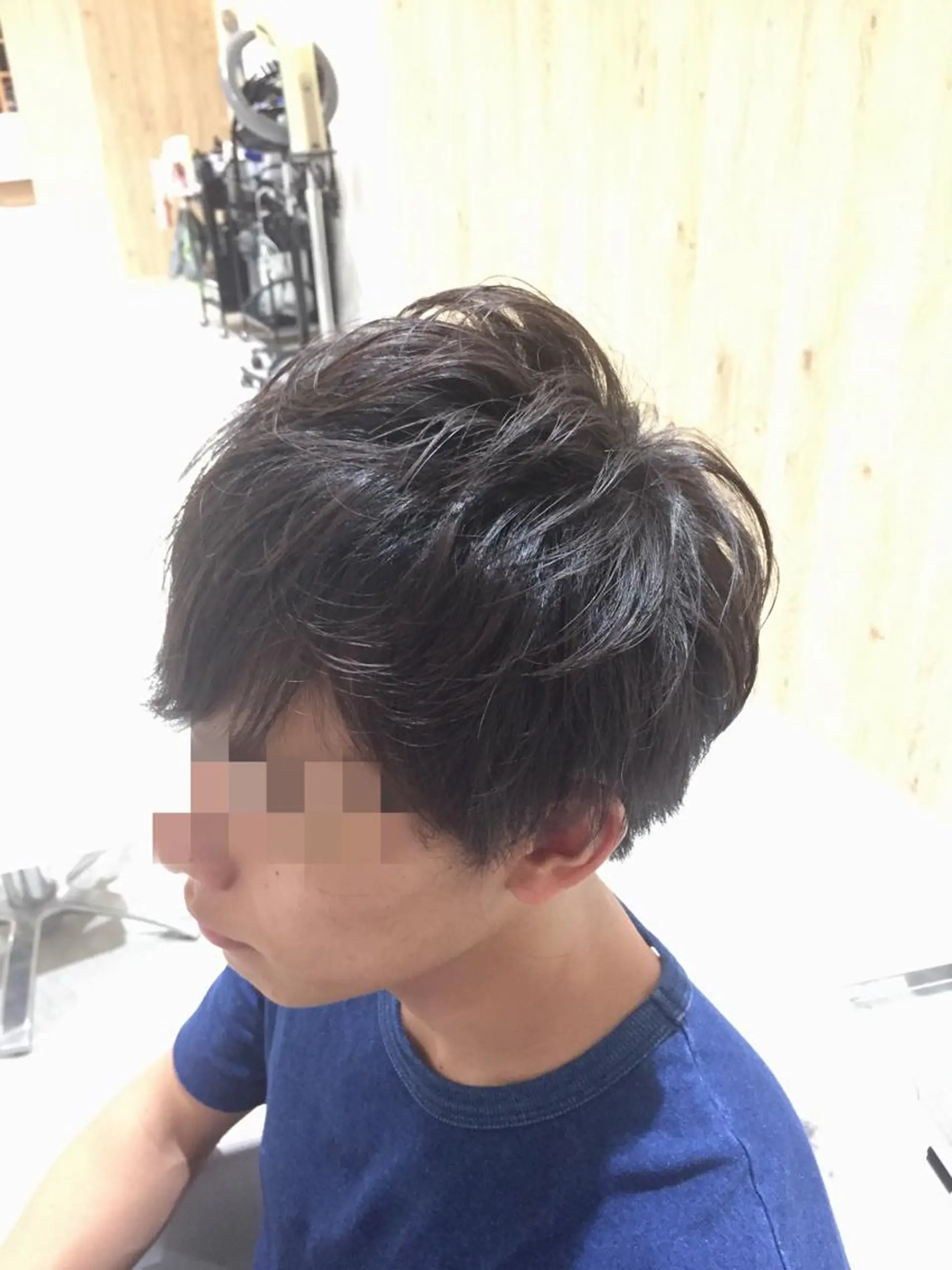 パーマ メンズ 松吉 純平のヘアスタイル