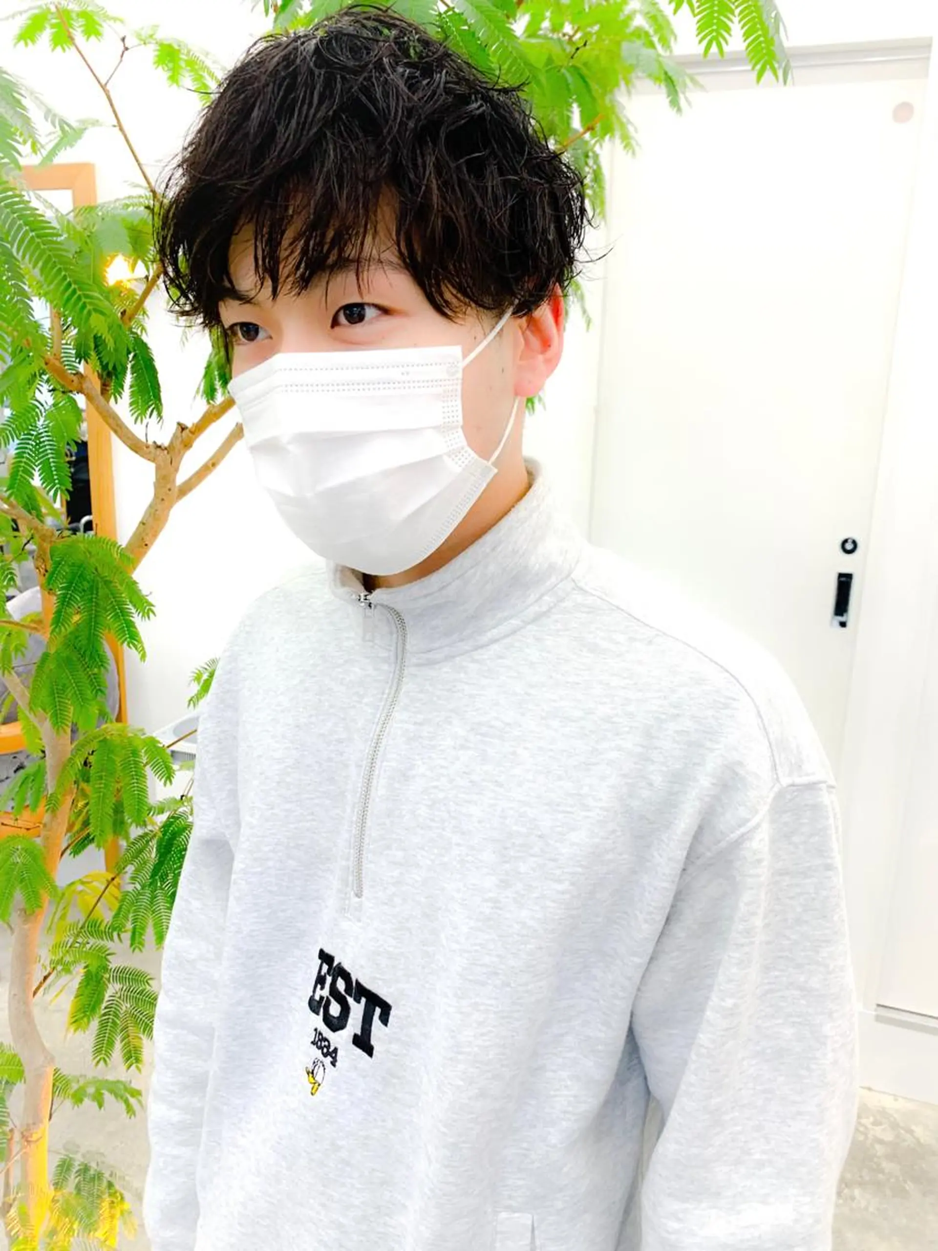 ショート パーマ メンズ メンズパーマ SALOWIN 名古屋所属・パーマ/ボブ特化 /丹羽舜太のヘアスタイル