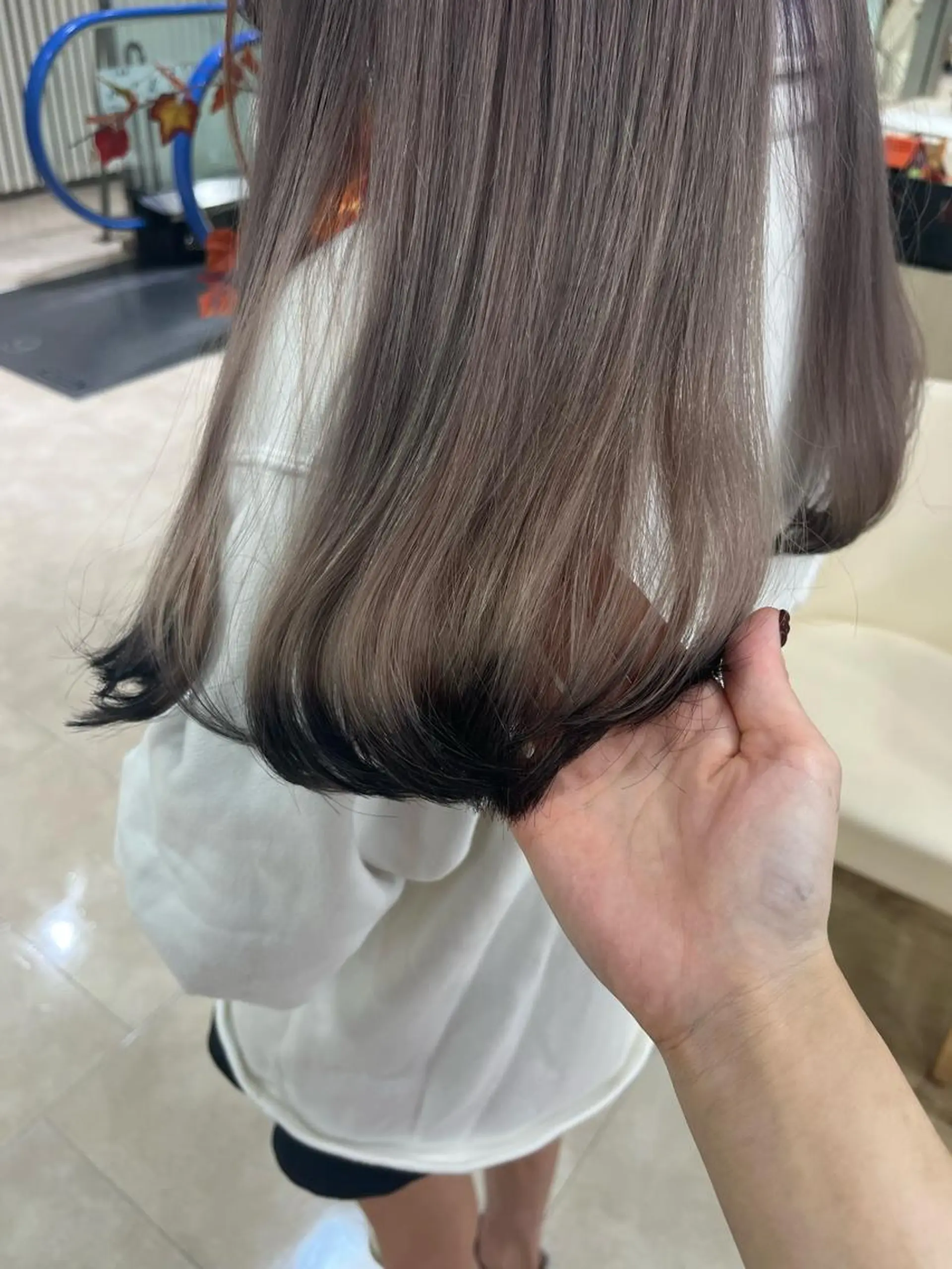 セミロング カラー 暖色専門美容師🎀 お客様満足度◎のヘアスタイル