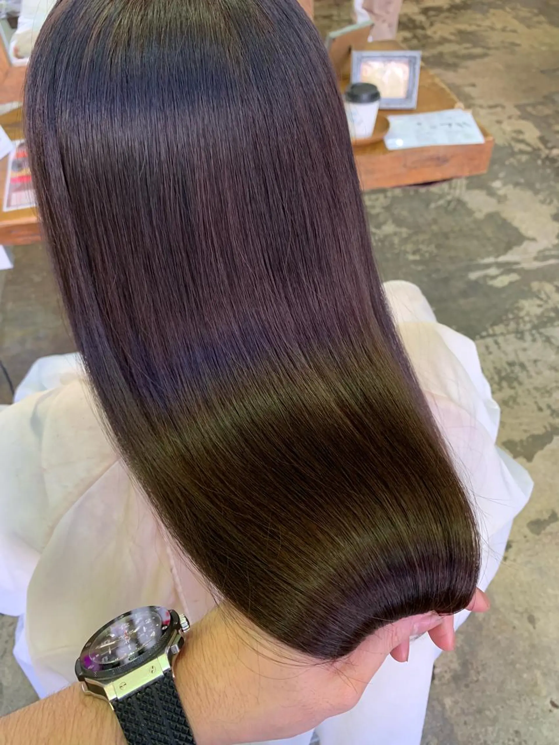 ロング カラー パーマ ヘアアレンジ メンズ キッズ マツエク・マツパ トリートメント ストレートパーマ Luela堅田所属・田中 裕士のヘアスタイル