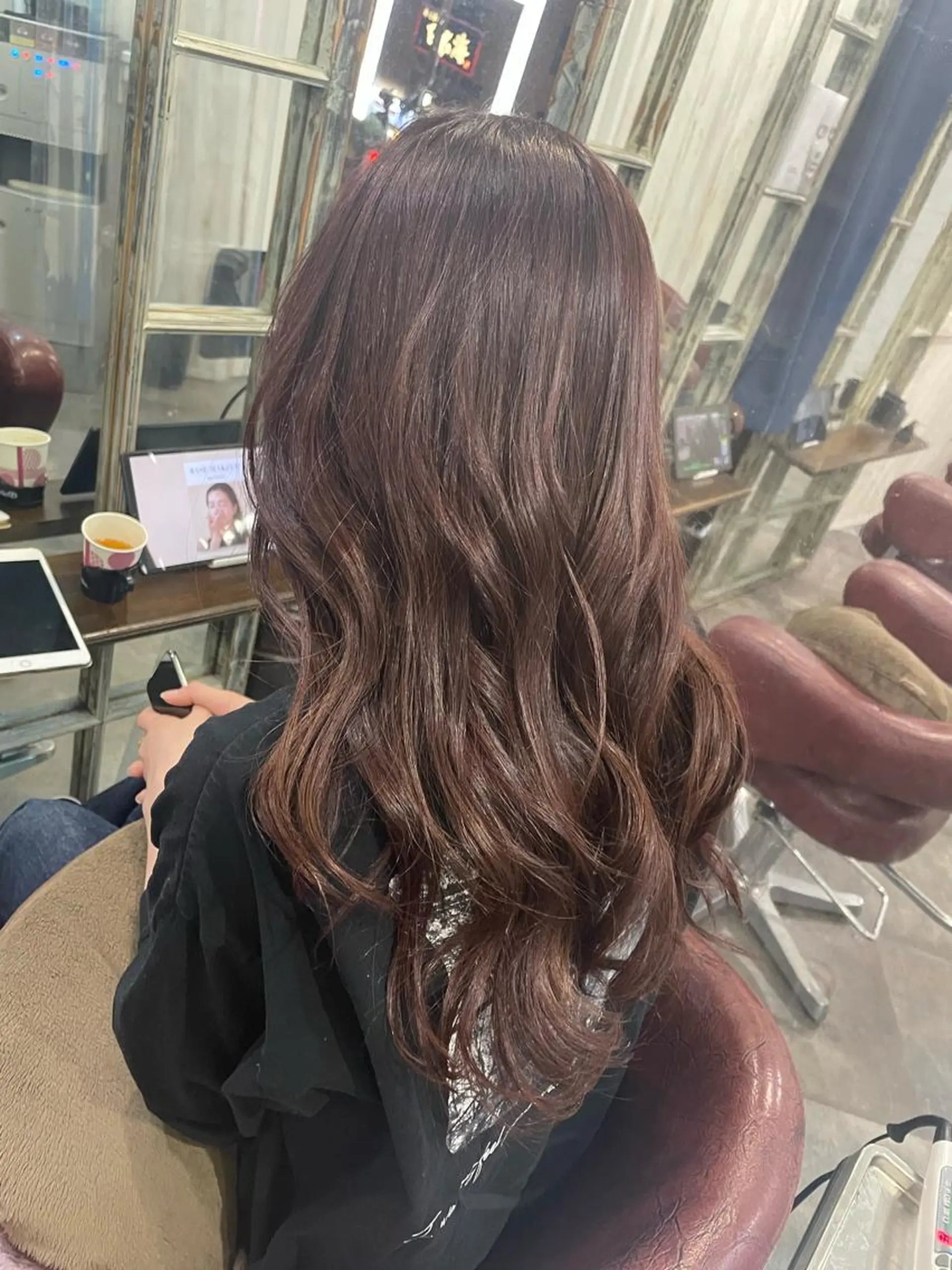 ロング カラー カット ヘアカラー 韓国ヘア/レイヤー/ 暖色カラー/ Aiのヘアスタイル