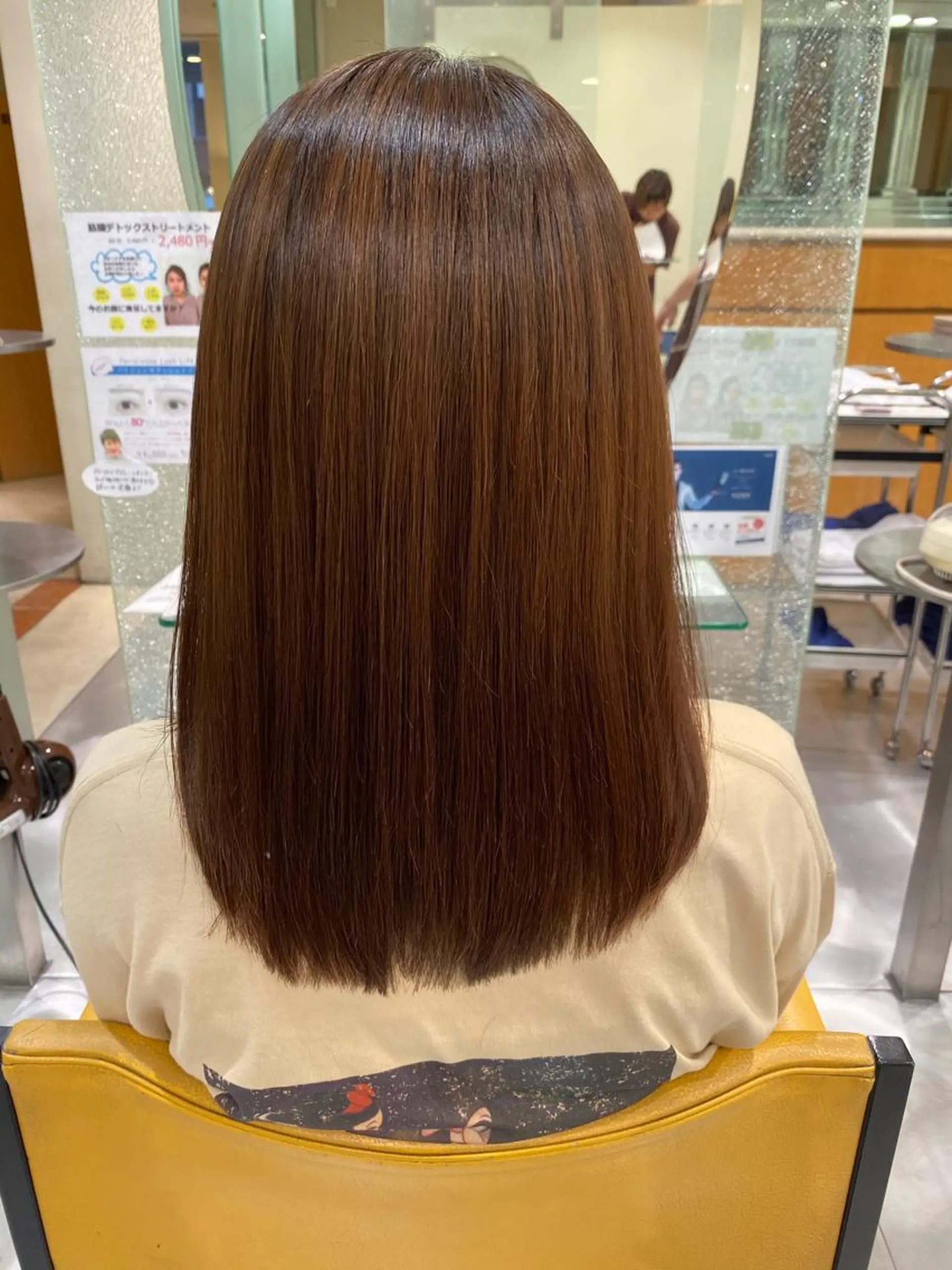 セミロング 三田 豪のヘアスタイル