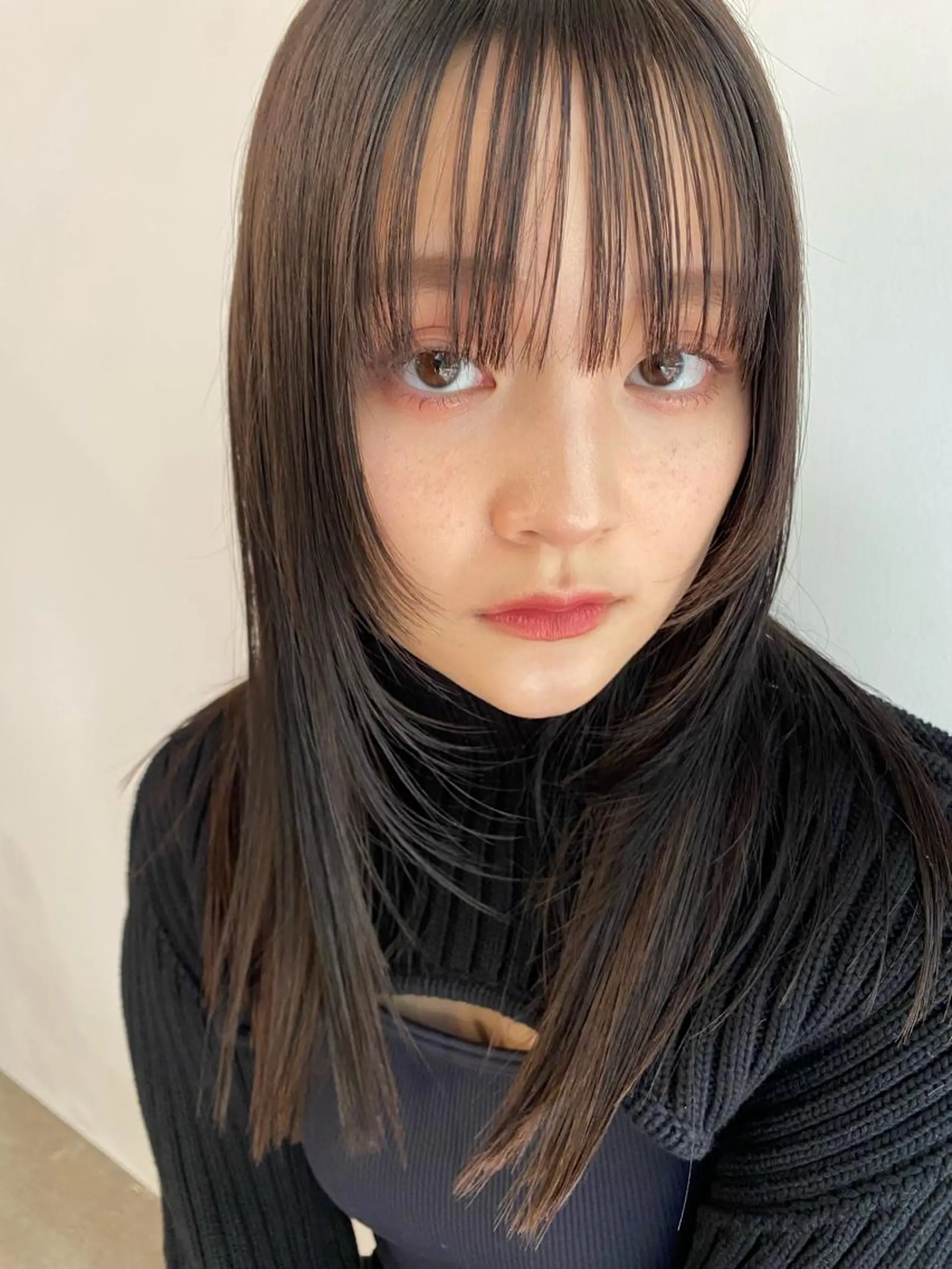 顔周りカット/透明感 カラー/rioのヘアスタイル