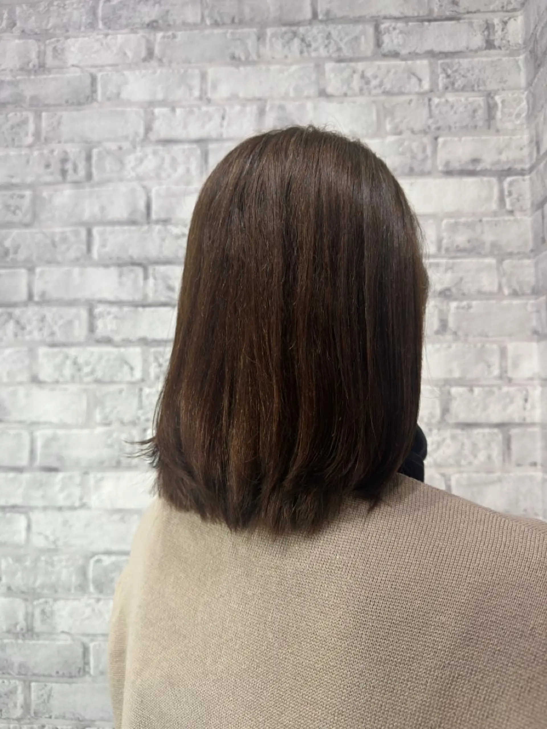 セミロング ボブ タンバルモリ LIBERTE所属・韓国ヘア🌈加藤 瑠華のヘアスタイル