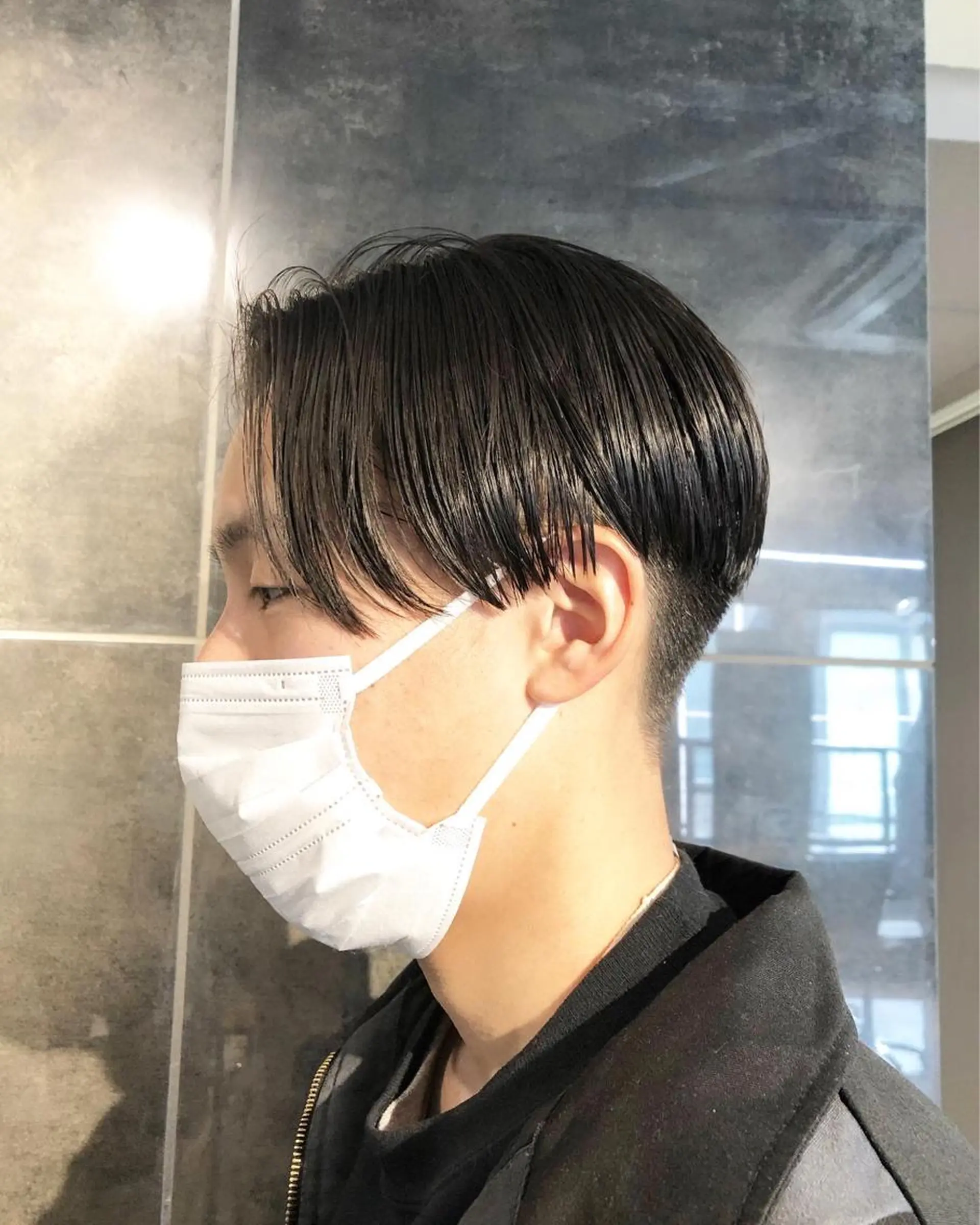 ヘアアレンジ メンズ センターパート カット トリートメント ヘアセット ainico+所属・メンズ特化✂️栗原 侑也のヘアスタイル