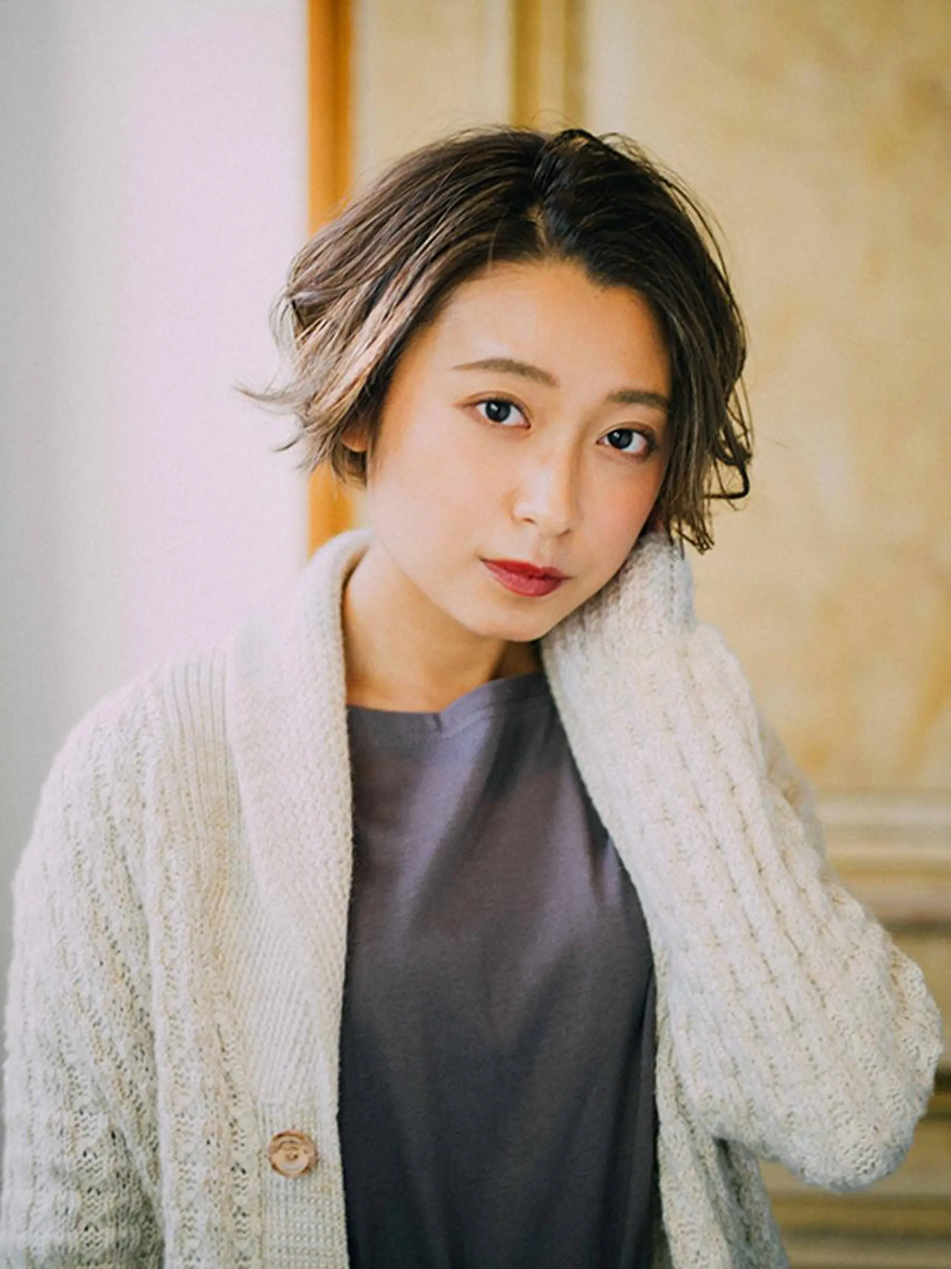 ショート カラー ヘアアレンジ 【公式】amble luxe池袋東口🩷のヘアスタイル