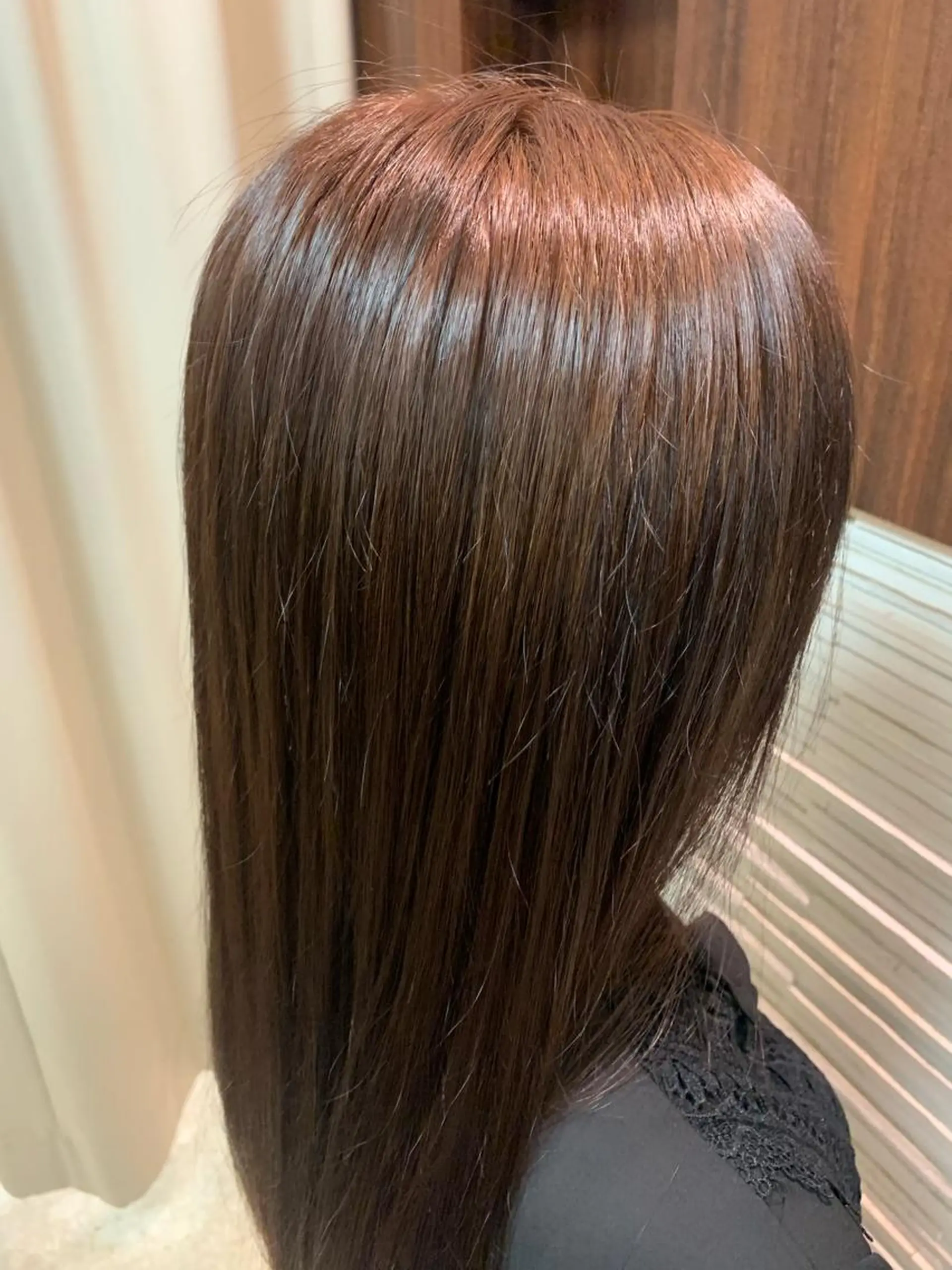 ロング カラー 譜久島 かりんのヘアスタイル