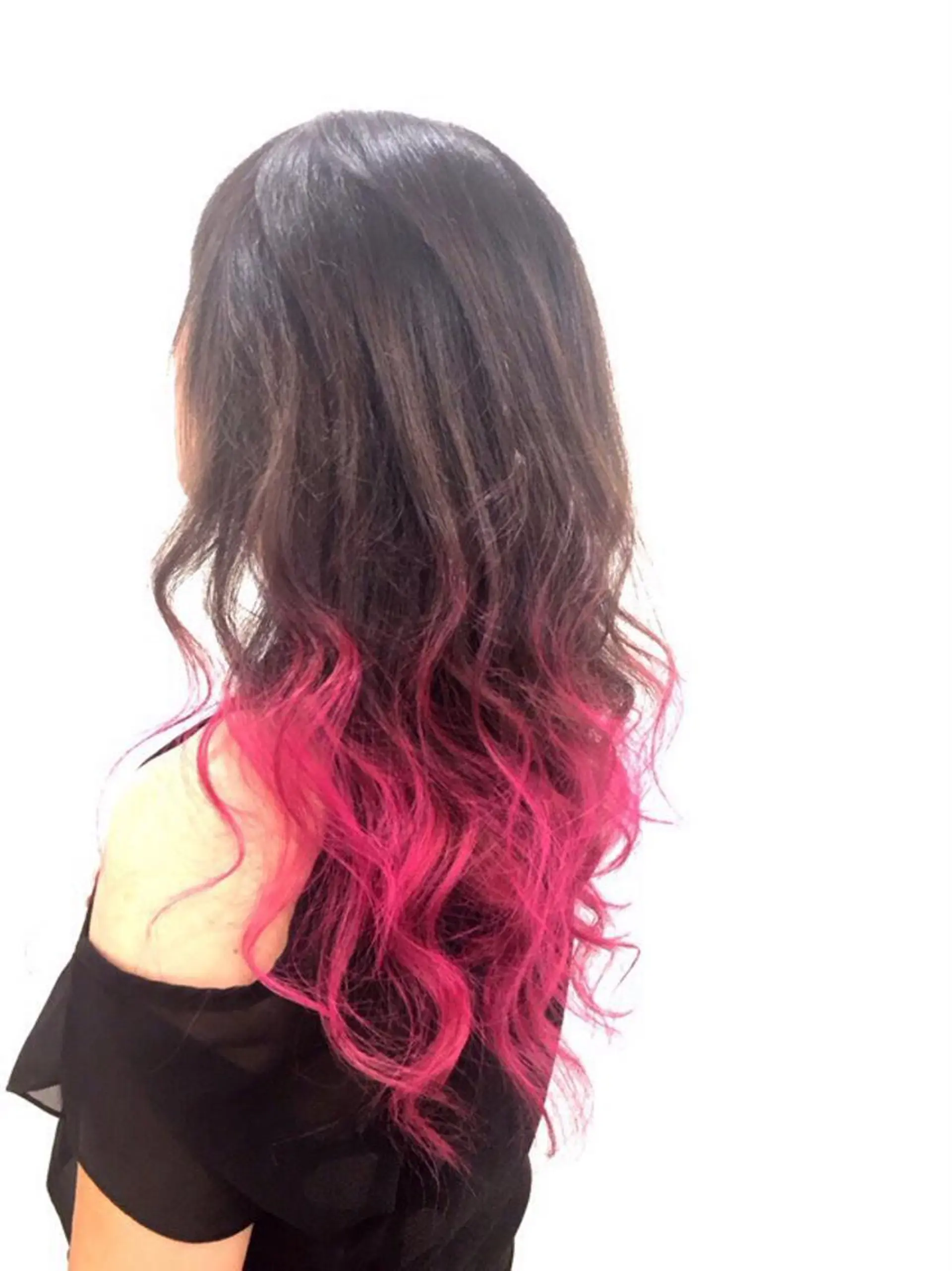 カラー れん/ハイトーン /エクステ/韓国風のヘアスタイル