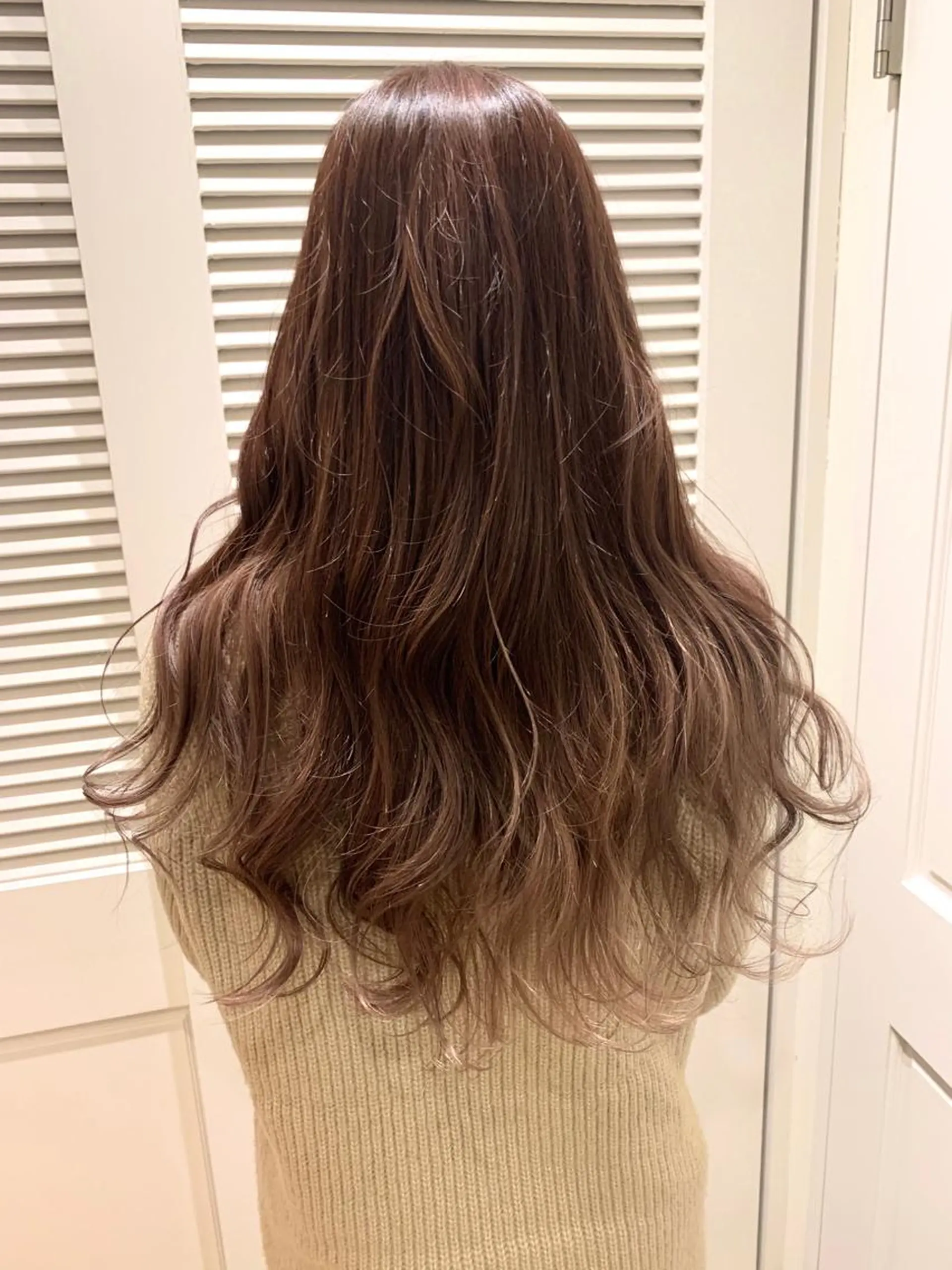 セミロング ヘアカラー トリートメント 渋谷ハイトーン/ デザインカラー阿部のヘアスタイル