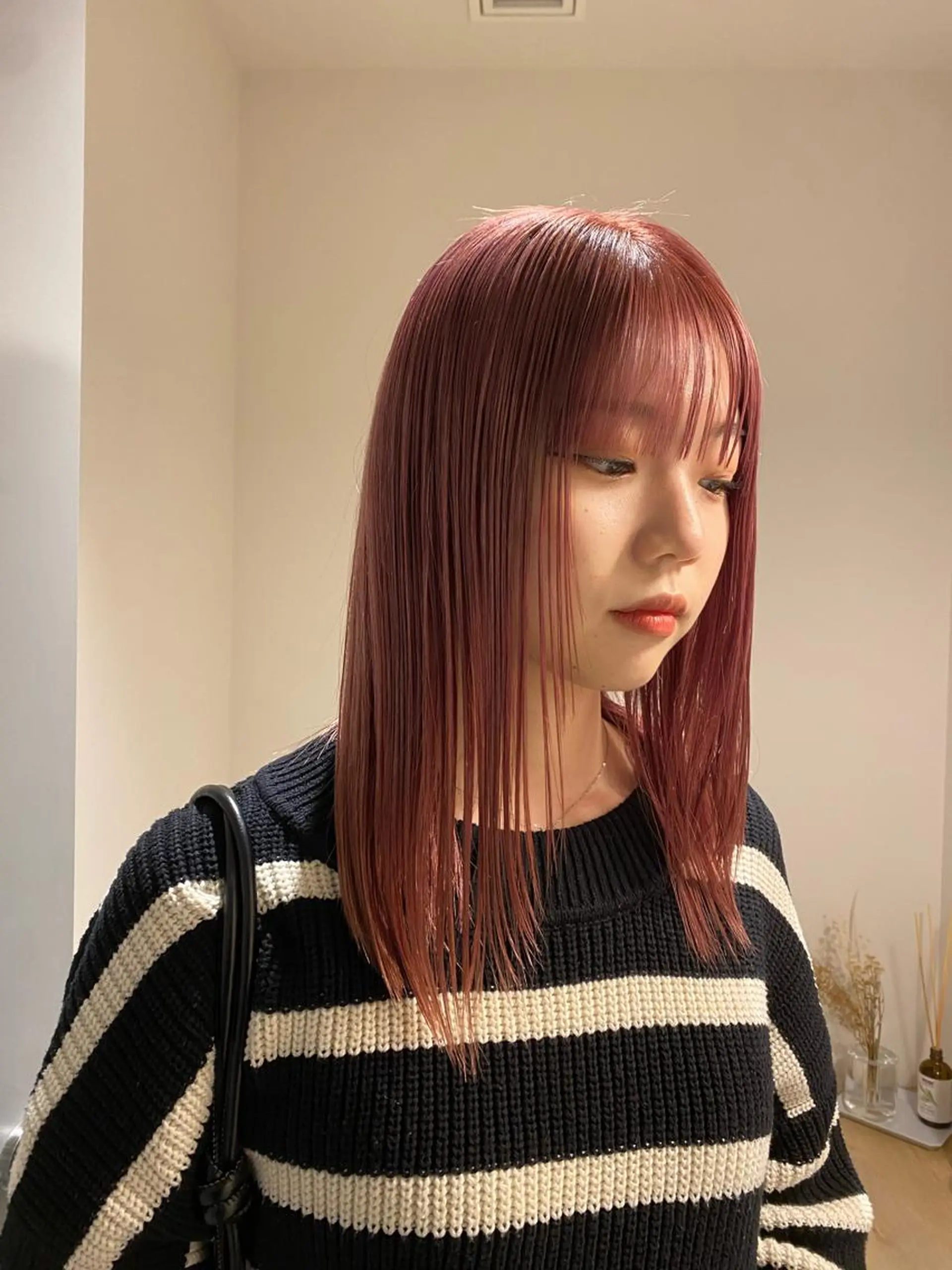 セミロング カラー ヘアアレンジ Hair & make Lamp所属・梅田のブリーチ特化 美容師KAI🥰のヘアスタイル